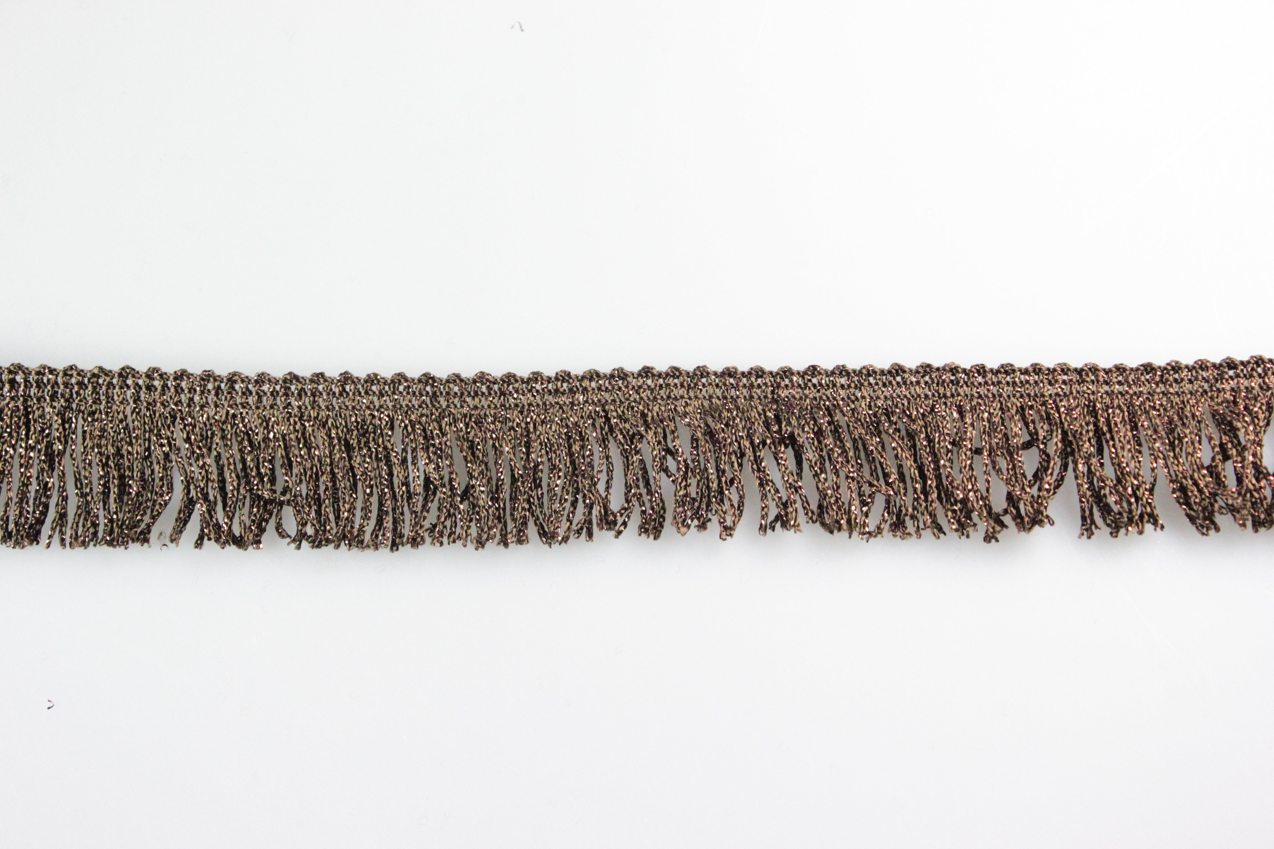 Franjuri Cu Fir Lurex 30mm, Maro