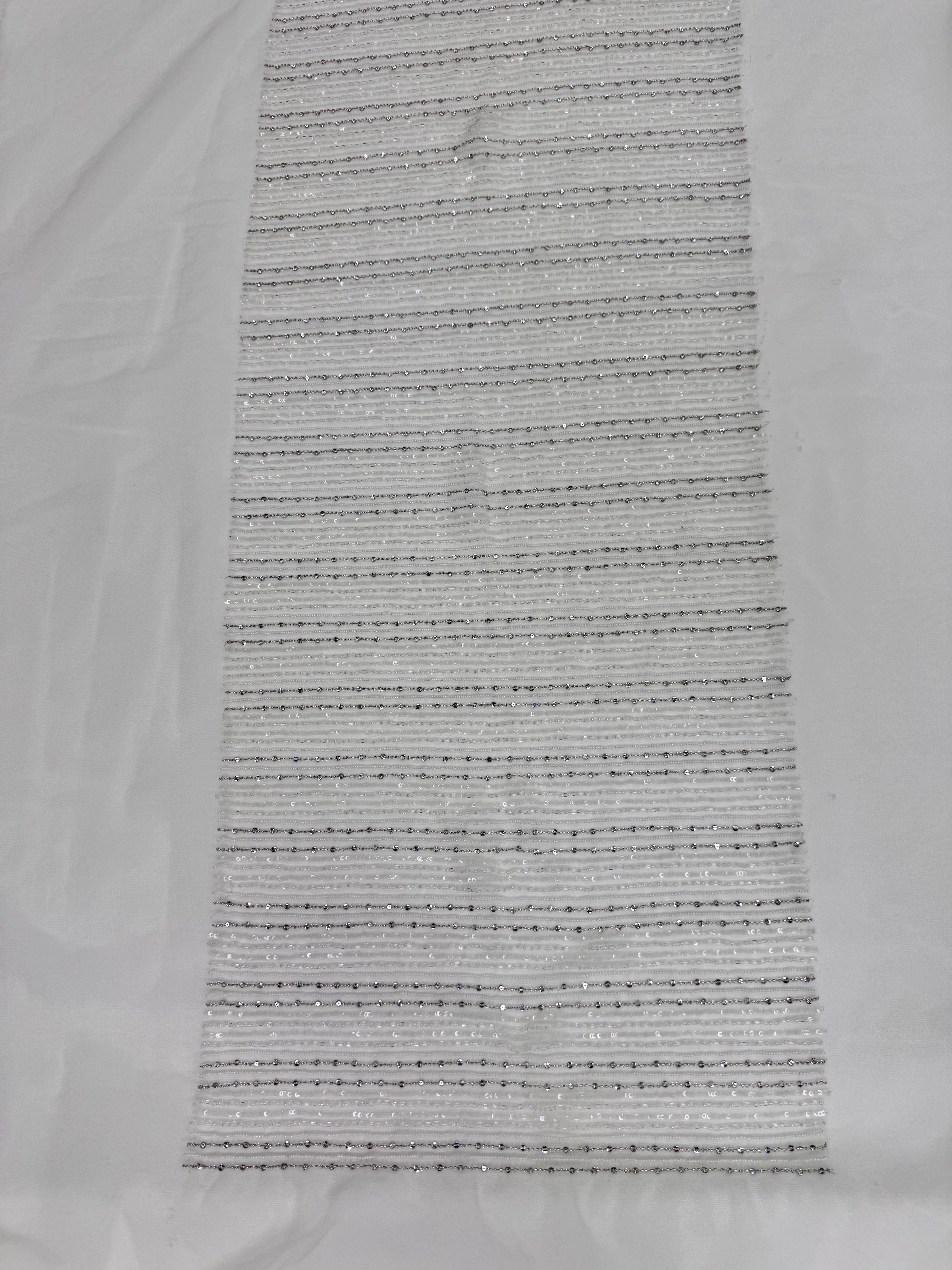Cupon Broderie Pentru Mireasă Ivoire 32x100cm
