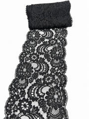 Dantela neagra 18cm - preț pe metru