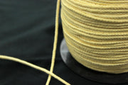 Snur Bumbac 4mm, Galben Pai