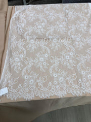 Dantela Tip Chantilly 300 x 150m, Ivoire