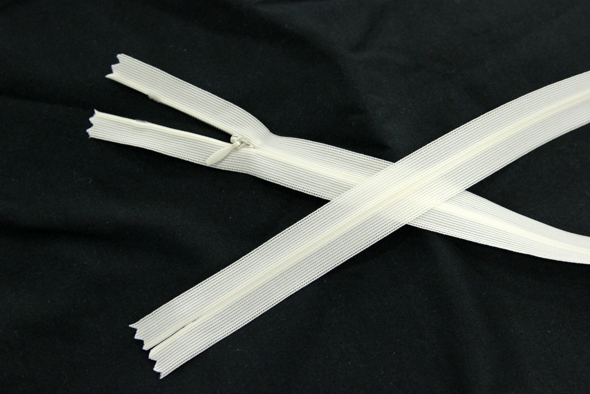 Fermoar Ascuns 60 cm, Ivoire