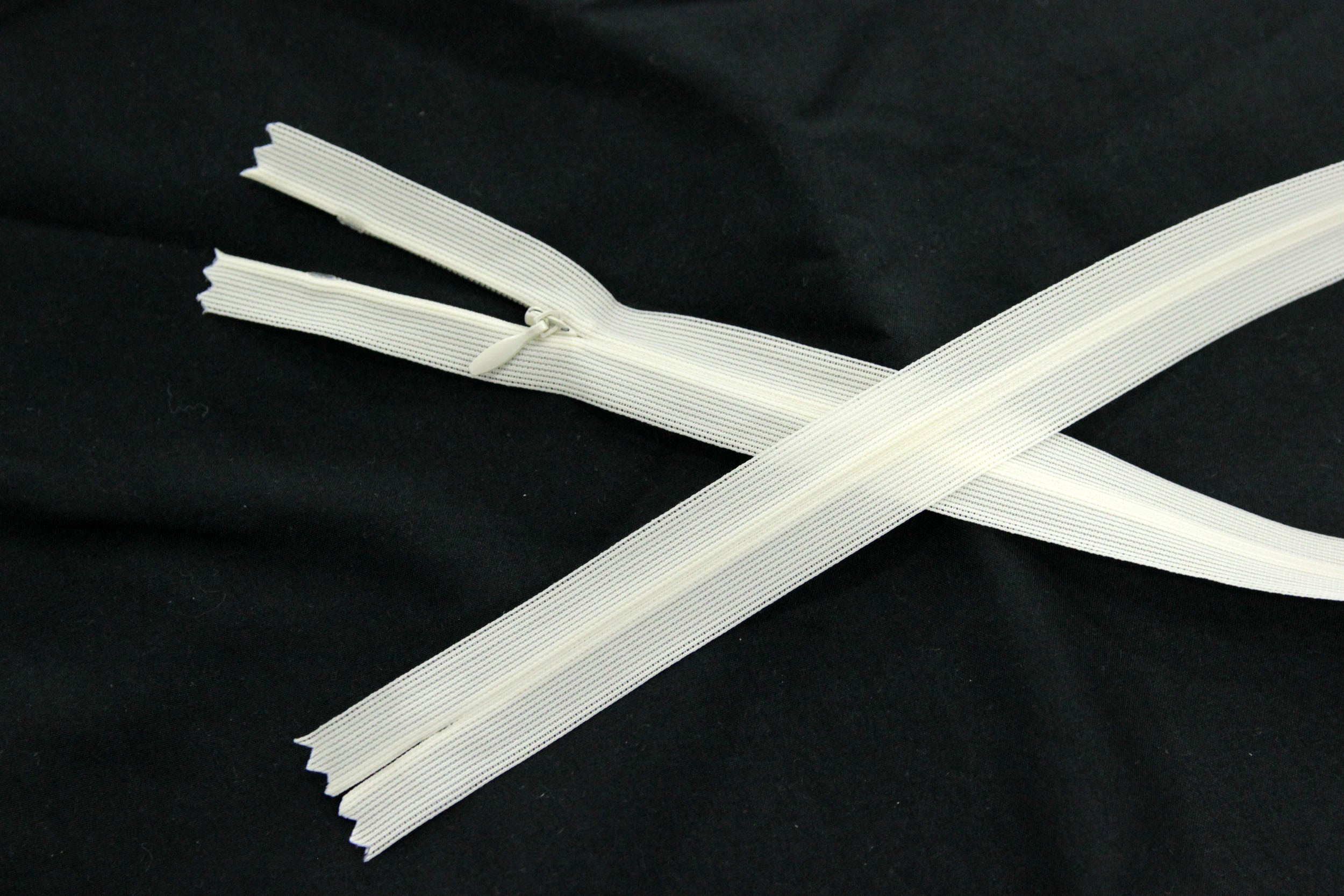 Fermoar Ascuns 60 cm, Ivoire