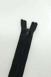 Fermoar Normal Negru 20 cm