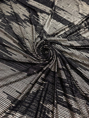 Lurex negru cu auriu