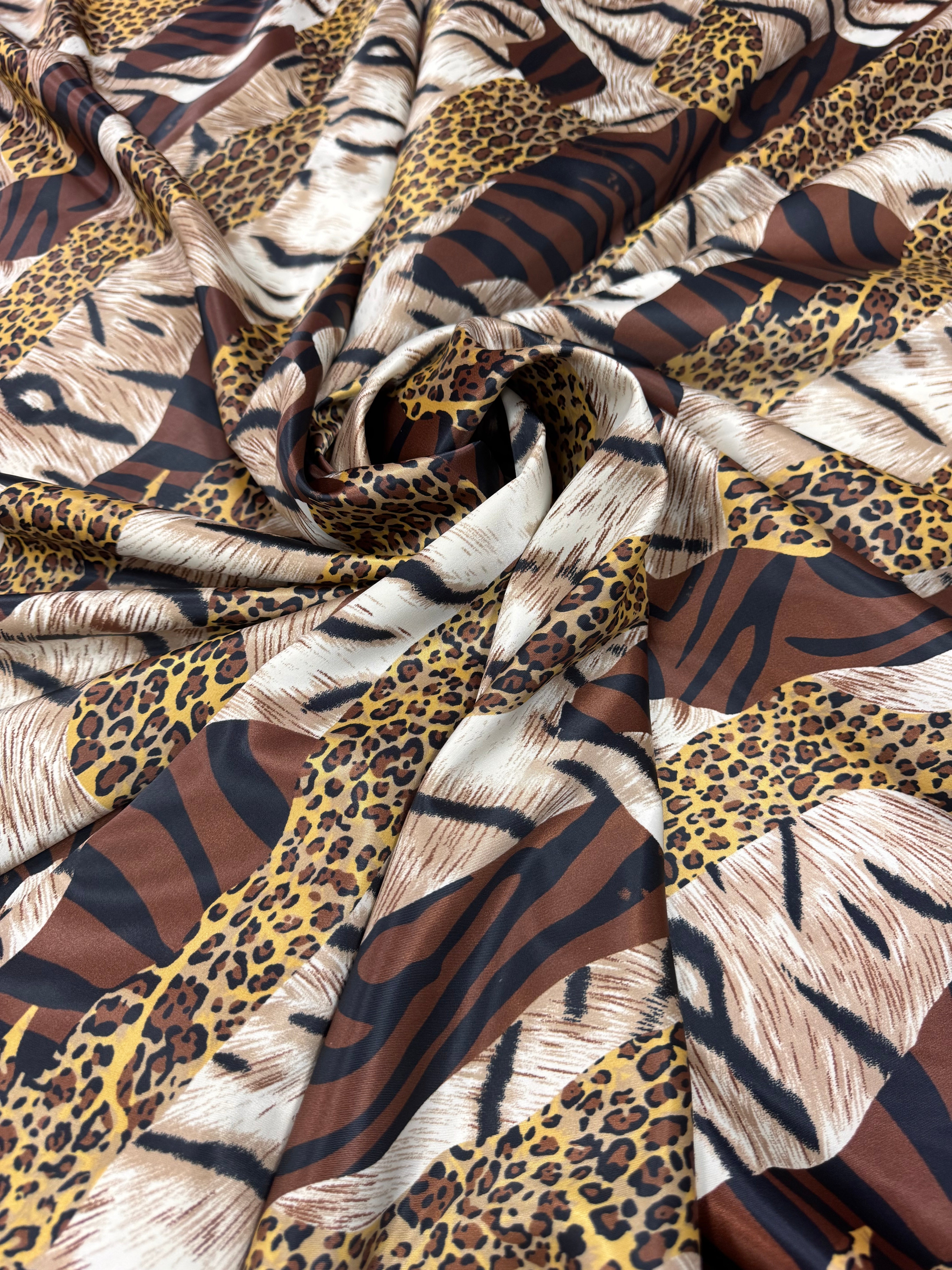 Matase Imprimata Animal Print