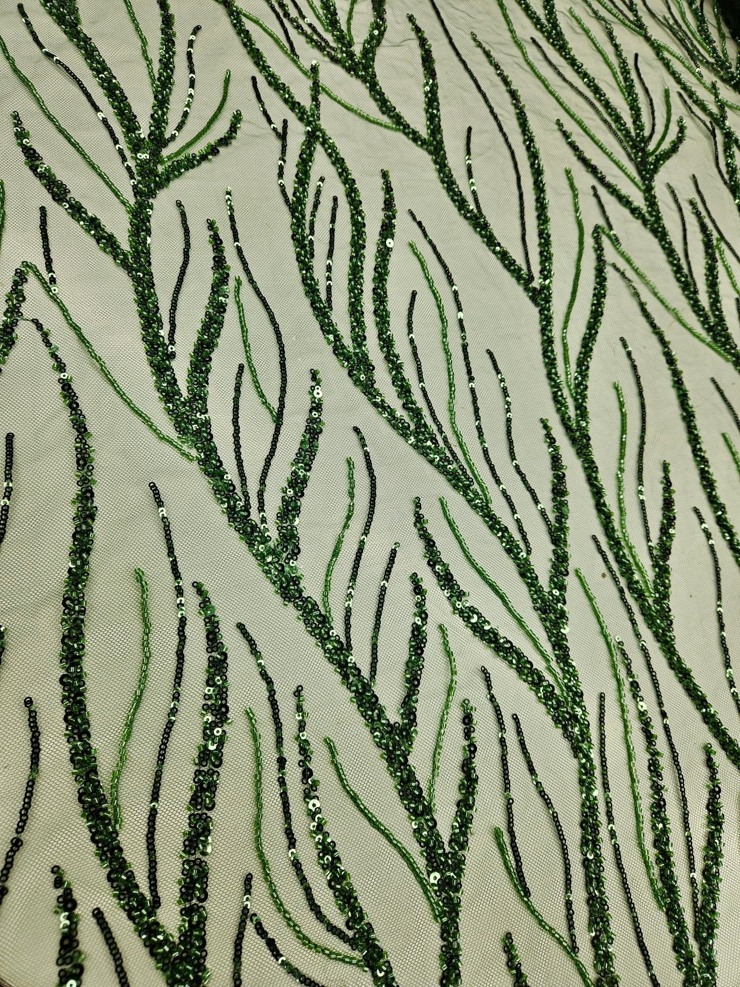 Broderie cu margele - Verde