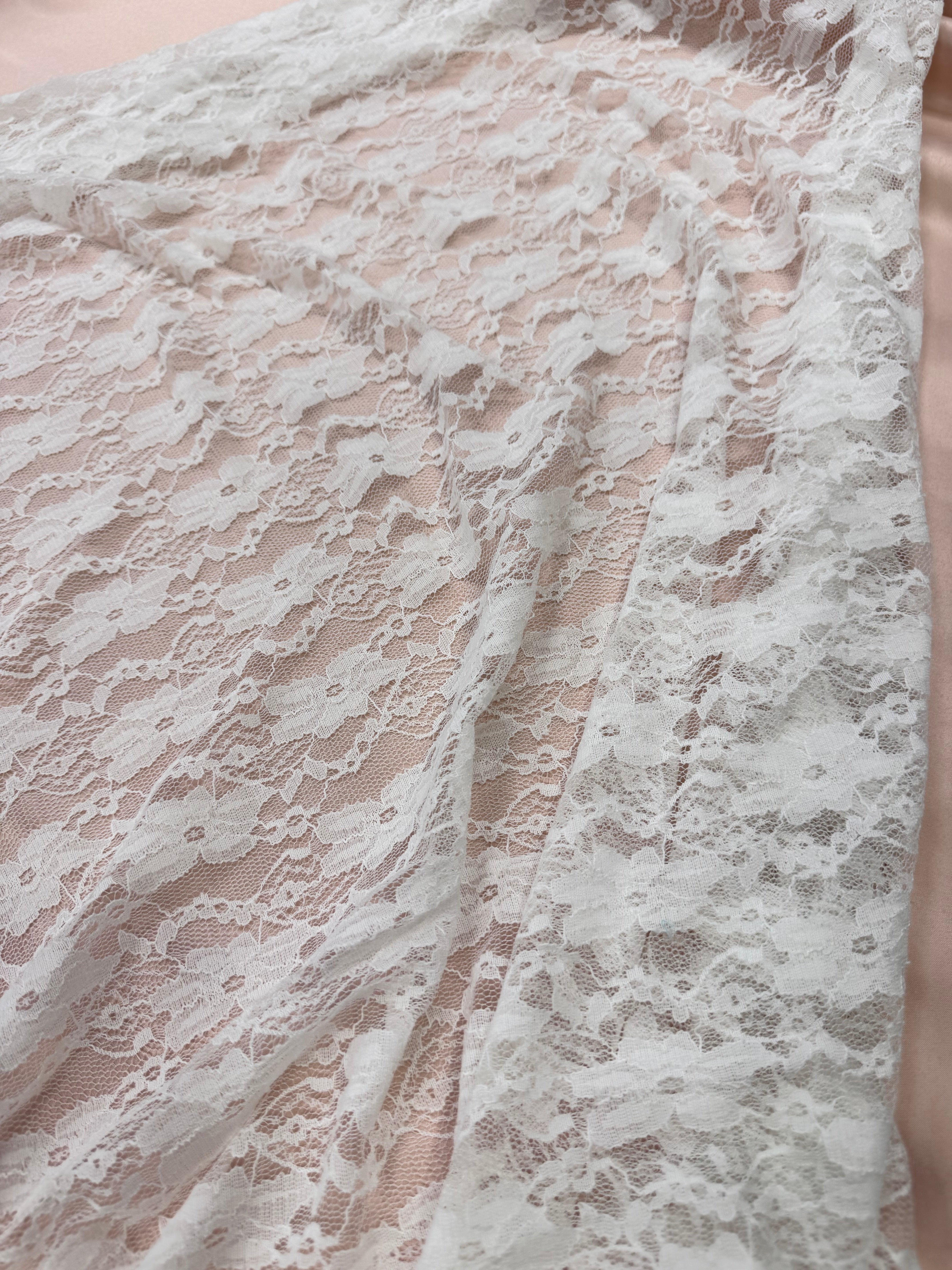 Dantela elastica Ivoire