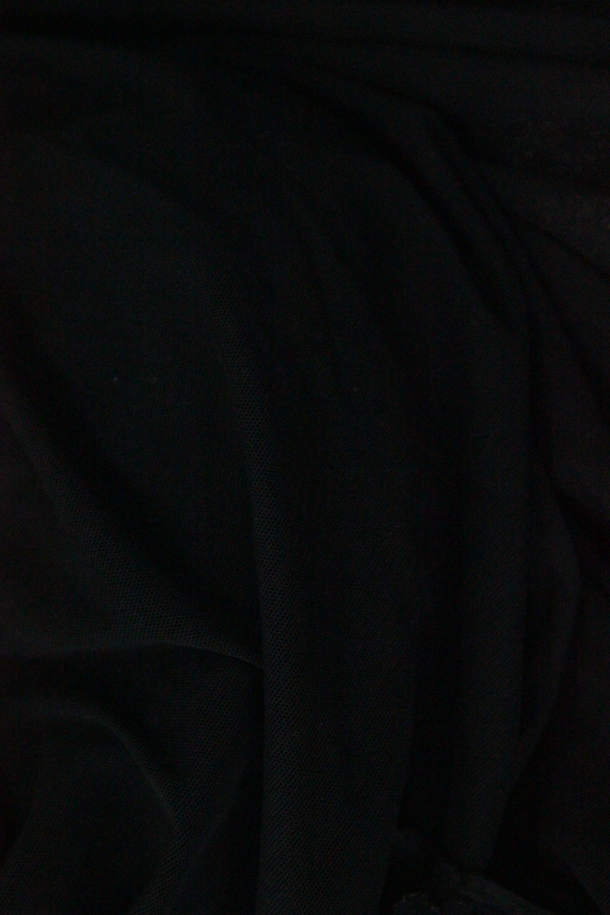 Tull Elastic Negru