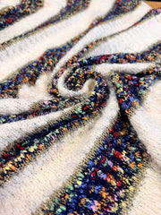 Tricot Pufos Cu Fir Lame Auriu