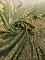 Voal Fin Creponat Metalizat In Degrade