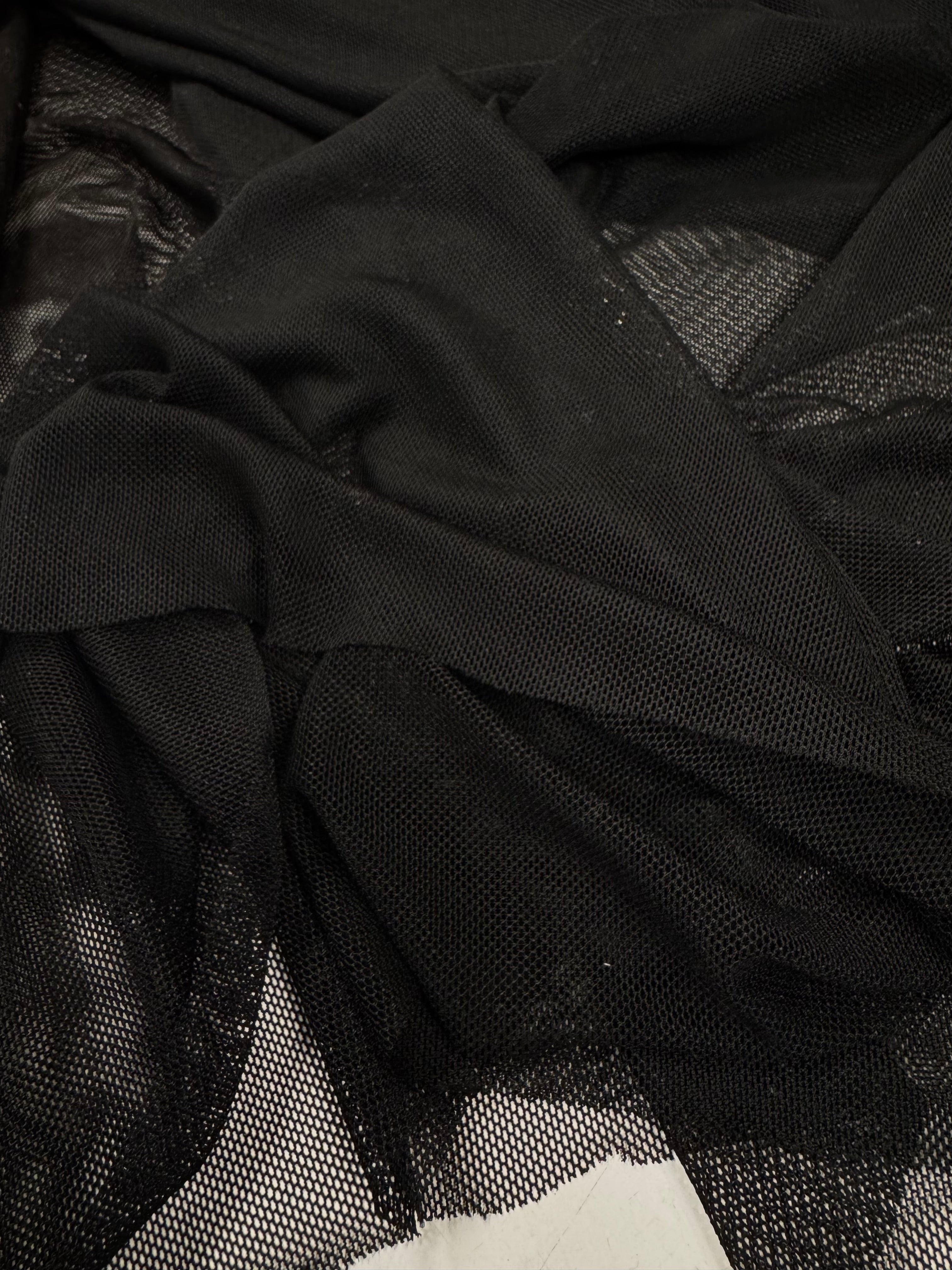 Tull Elastic Negru