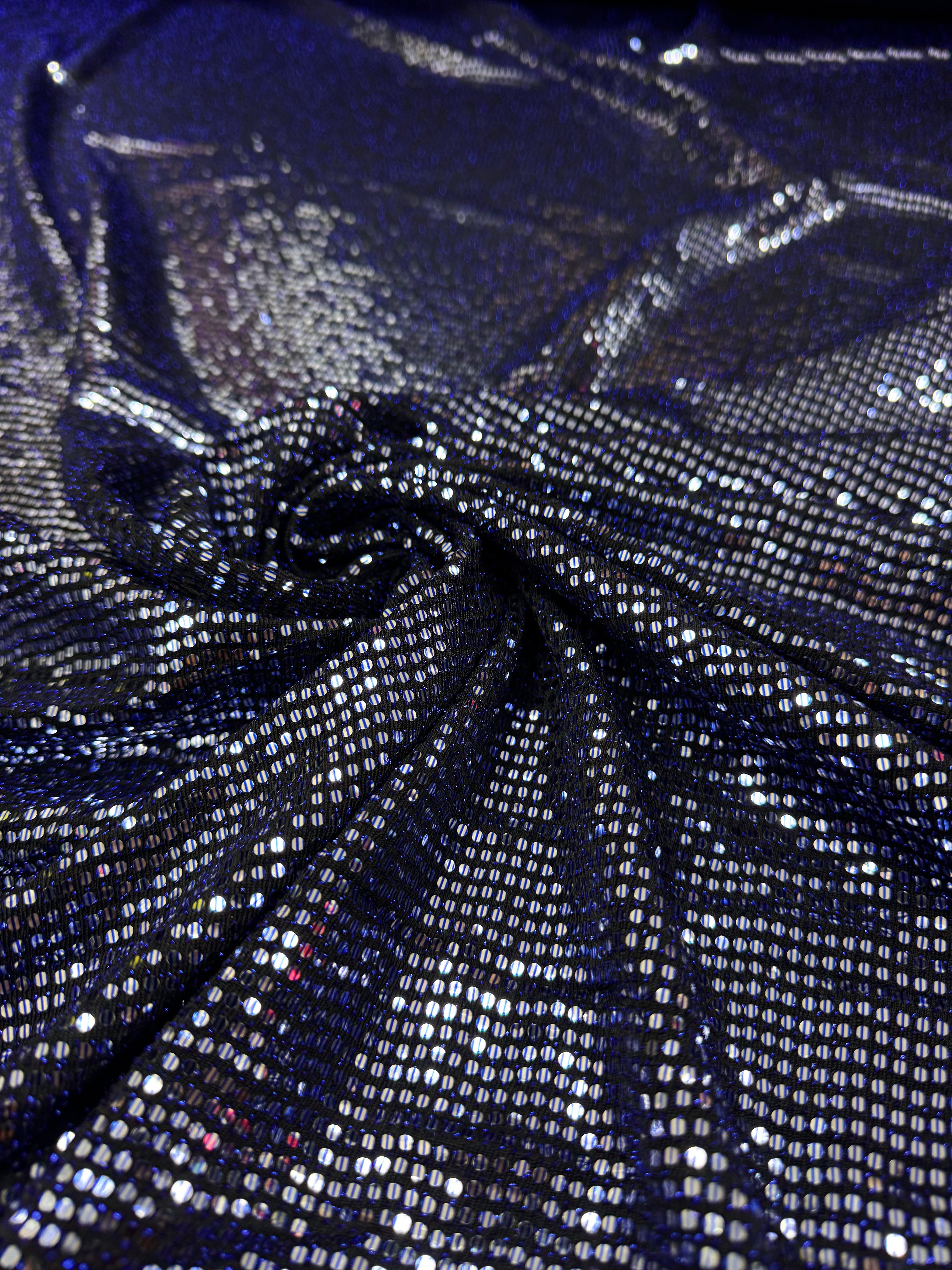 Lurex Cu Paiete Bleumarin