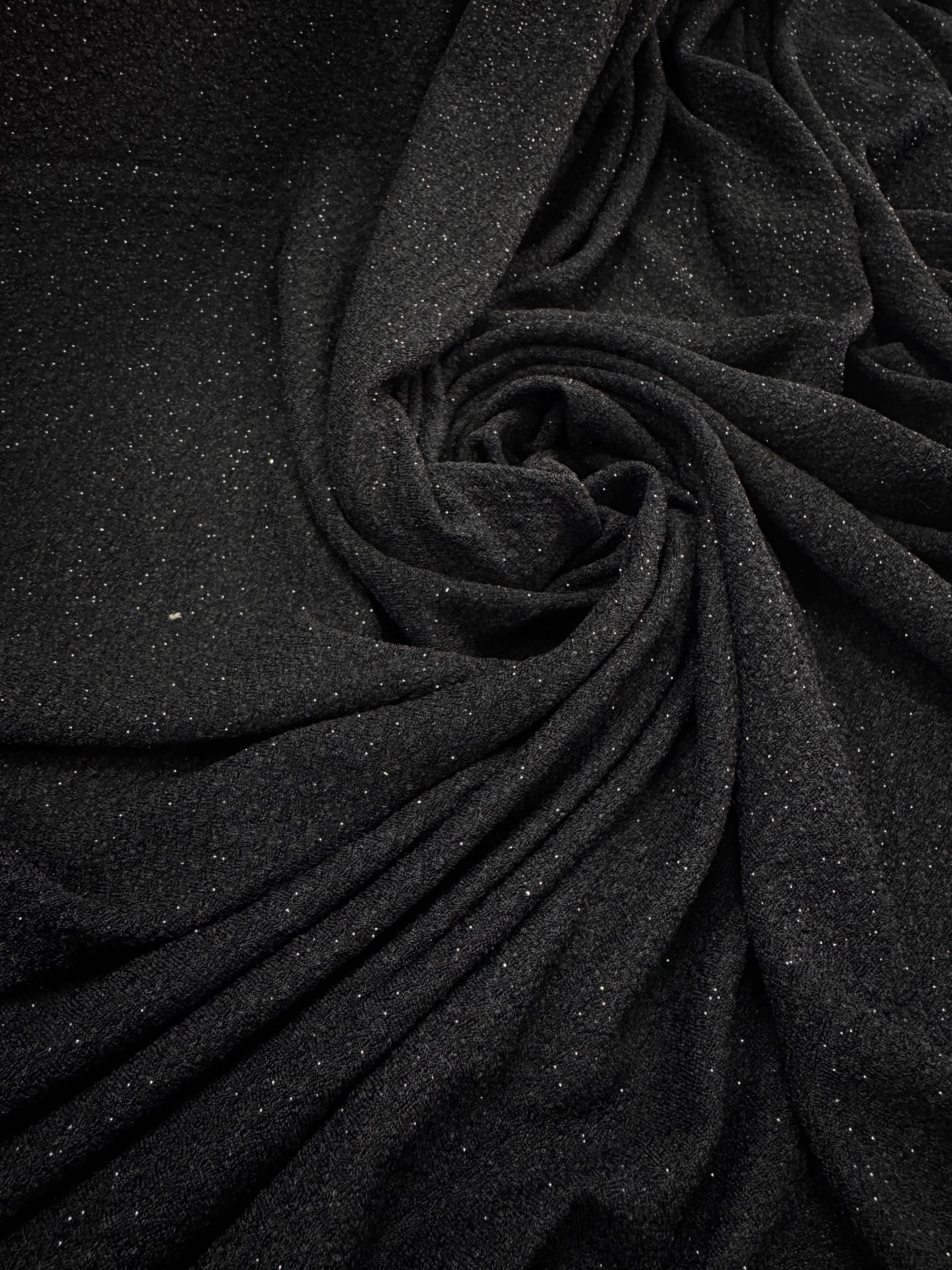 Lurex Negru Cu Argintiu