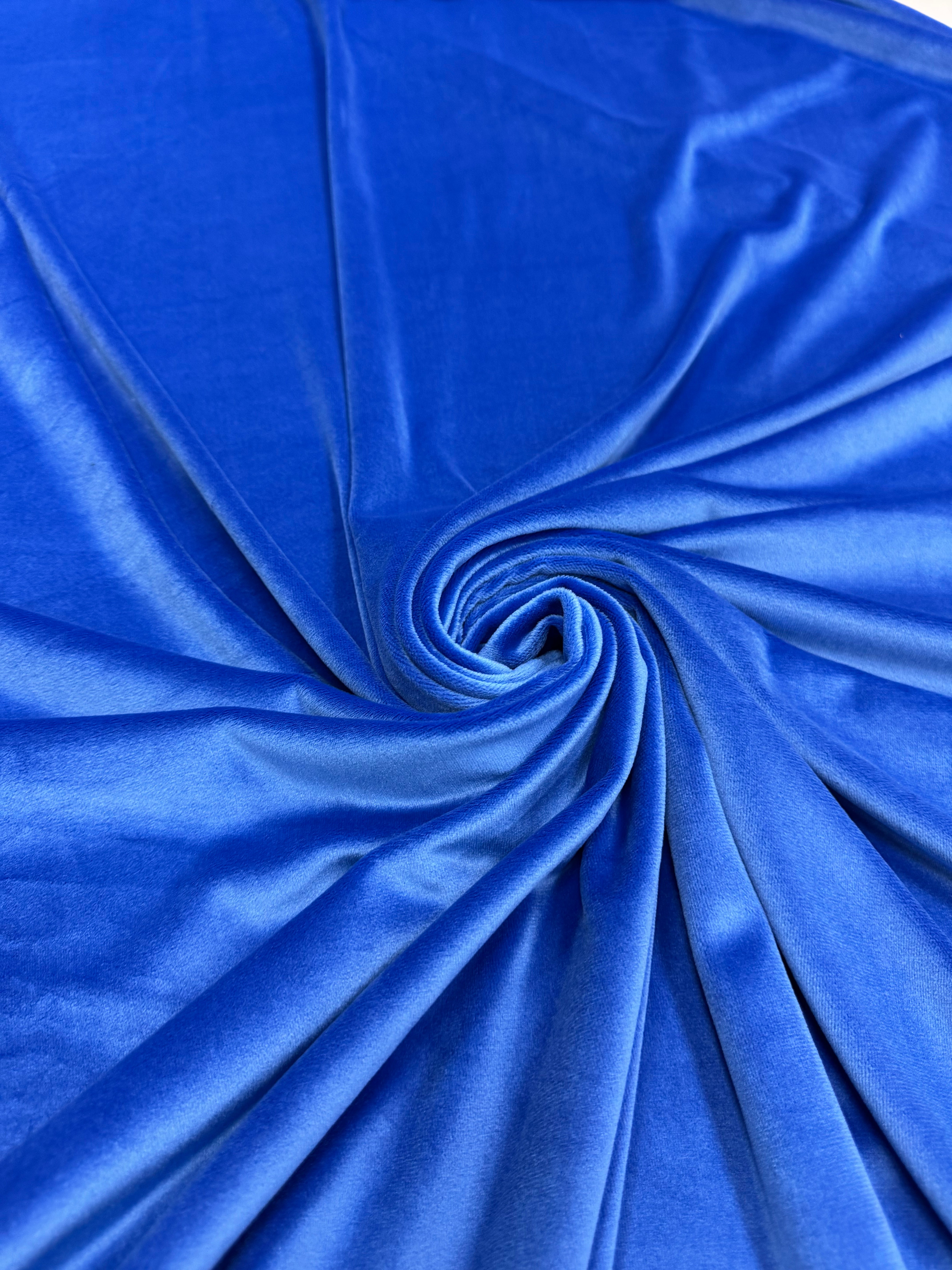 Catifea Elastica Soft - Albastru
