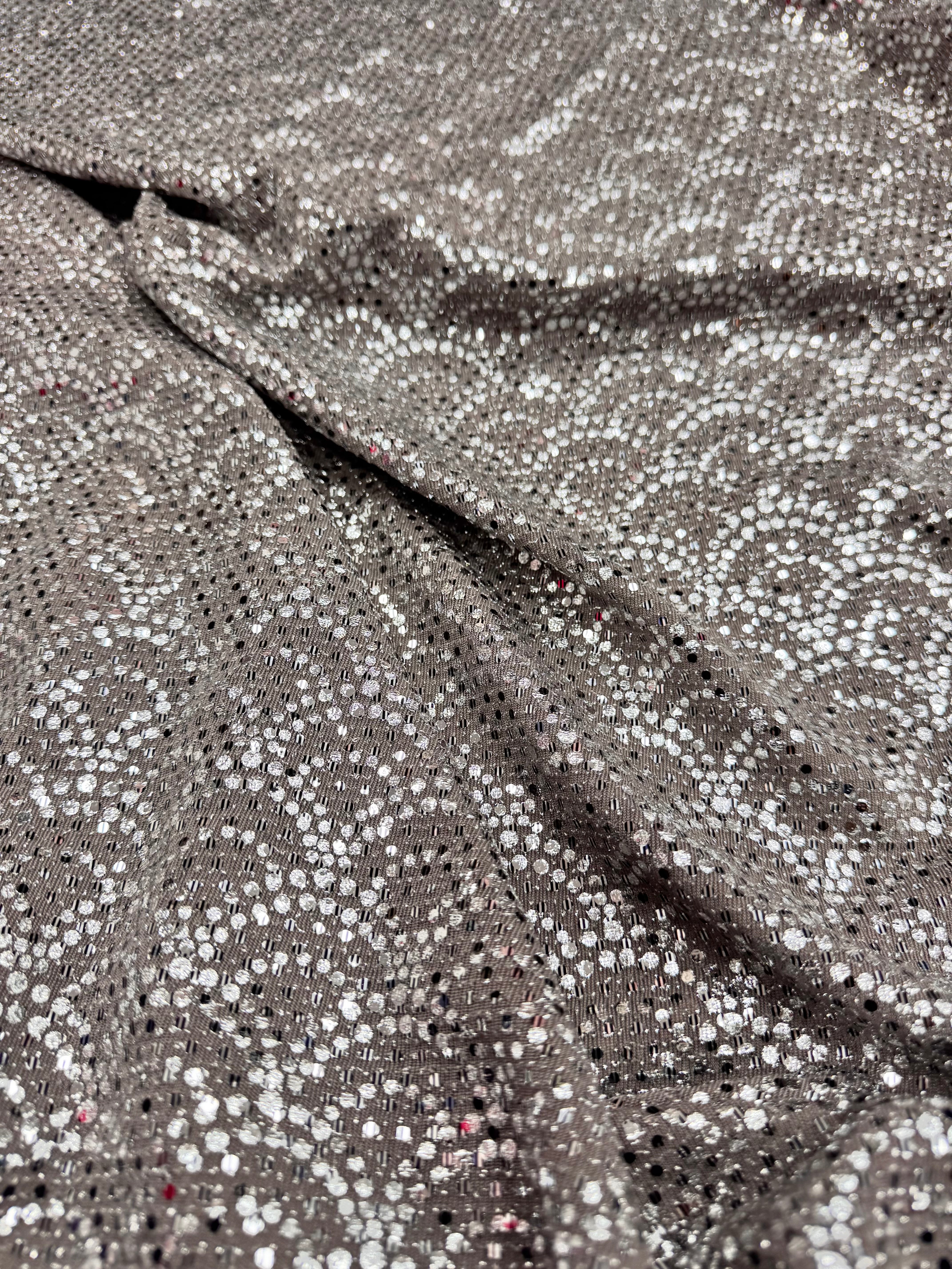 Lurex Grej cu argintiu