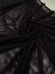 Tull Elastic Negru