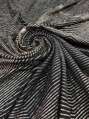 Lurex negru cu auriu