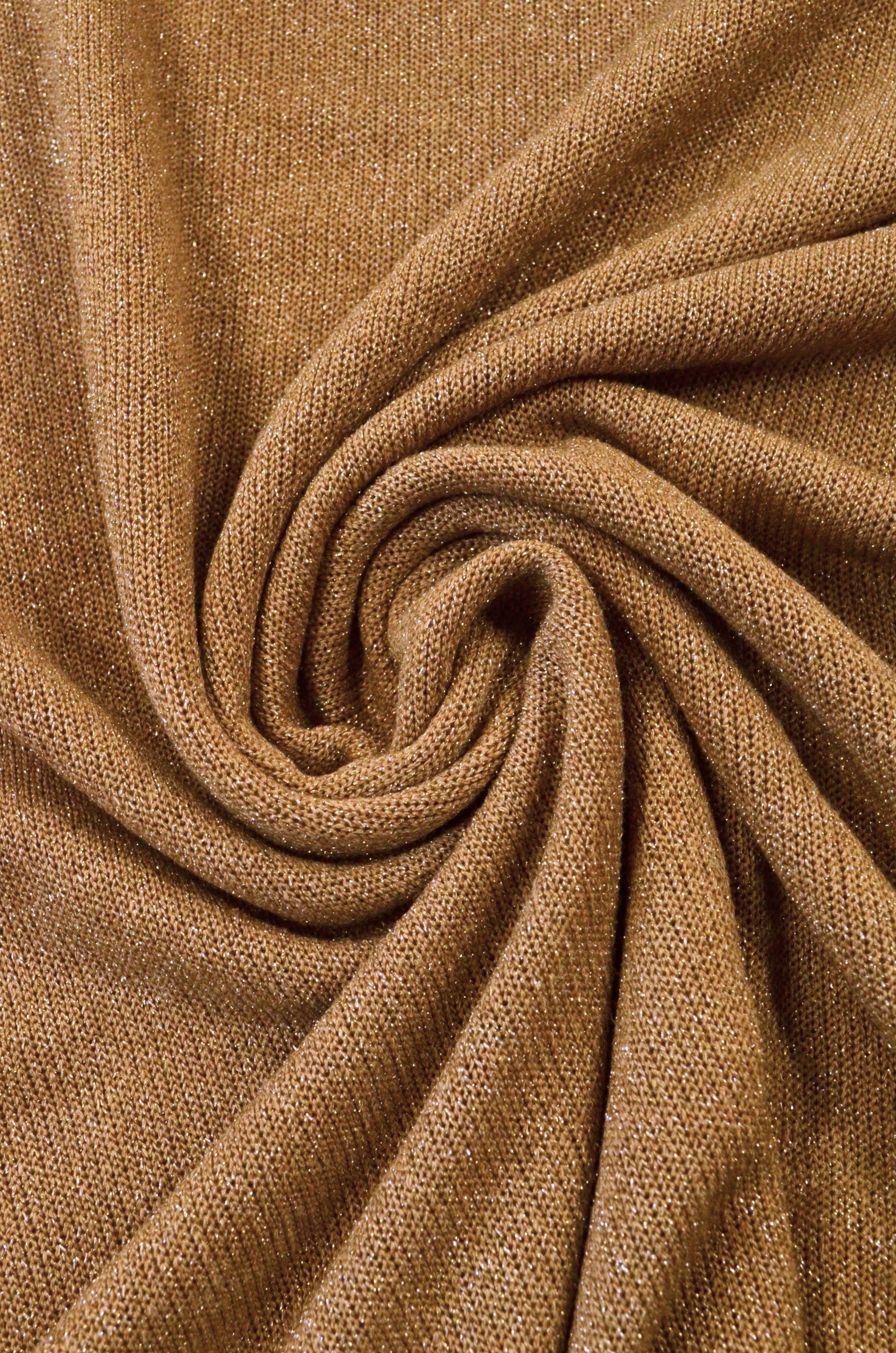 Tricot Bej Cu Fir Lame Argintiu