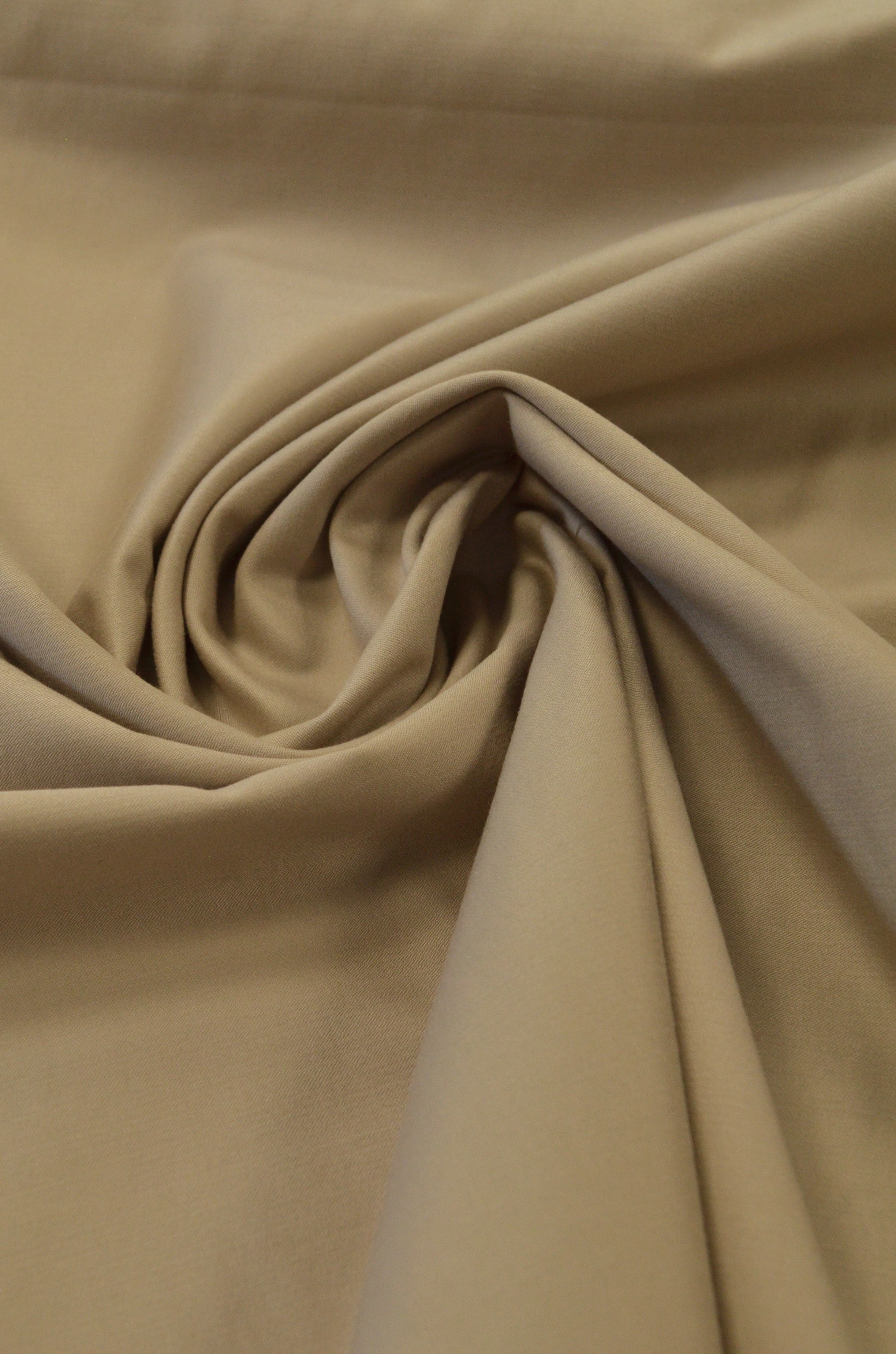 Bumbac Satinat Elastic Ivoire