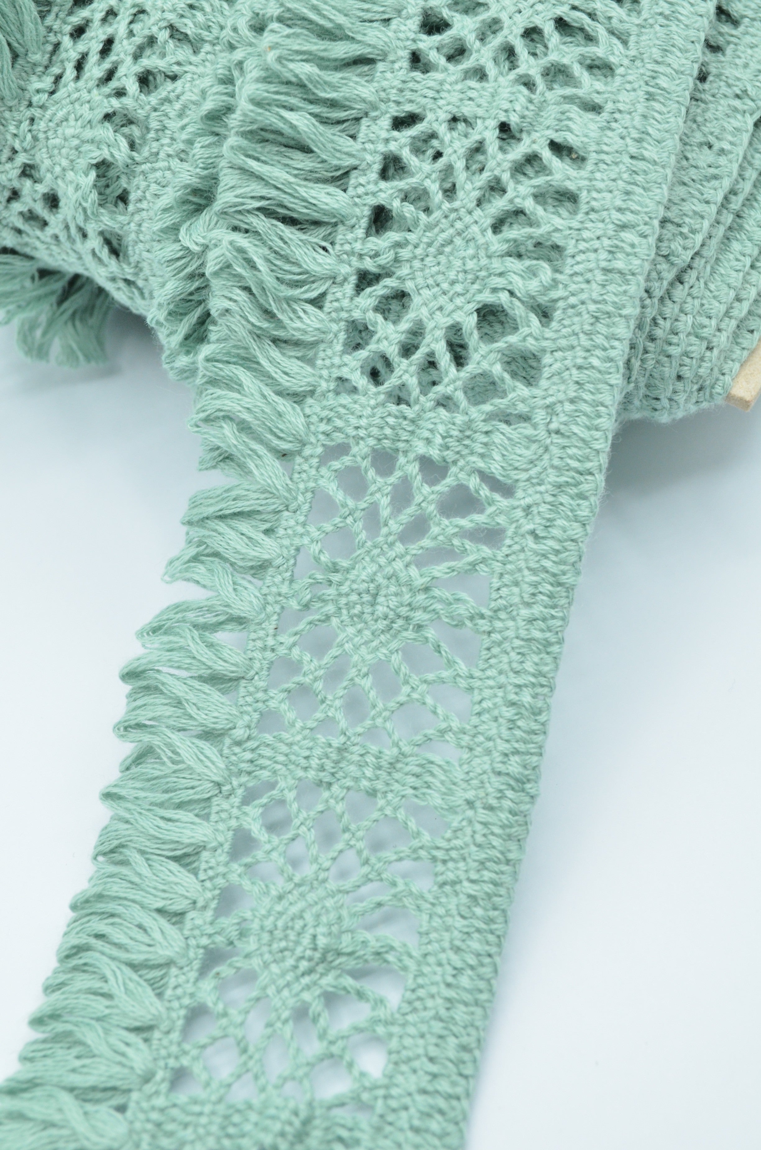 Dantela De Bumbac 5.50cm, Vernil