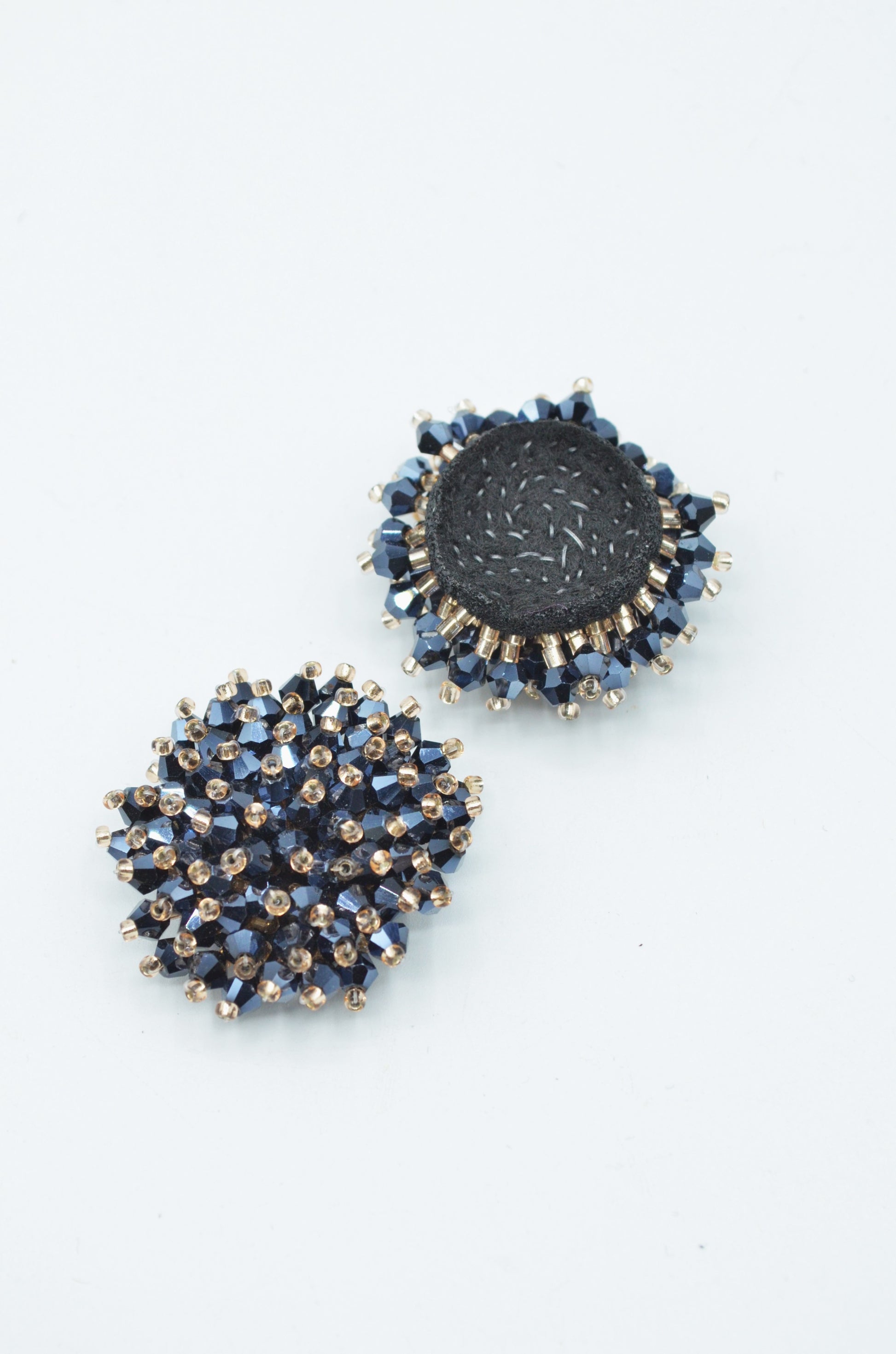 APLICATIE CU MARGELE, 30MM, Bleumarin