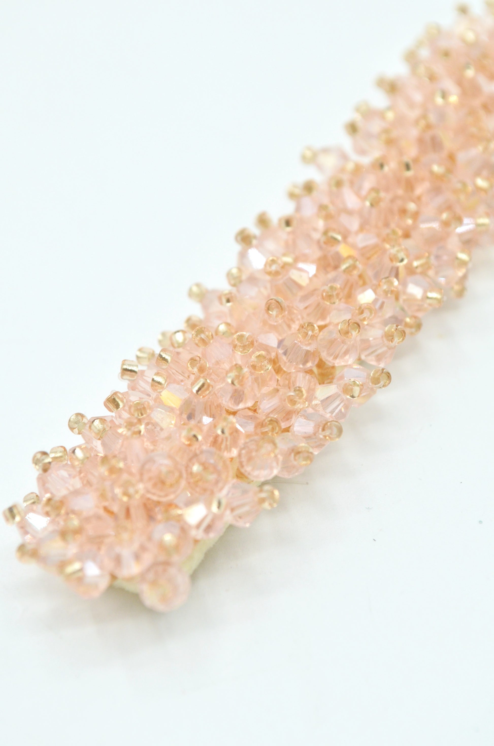 Aplicatie Cu Margele, 90x20mm, Roz