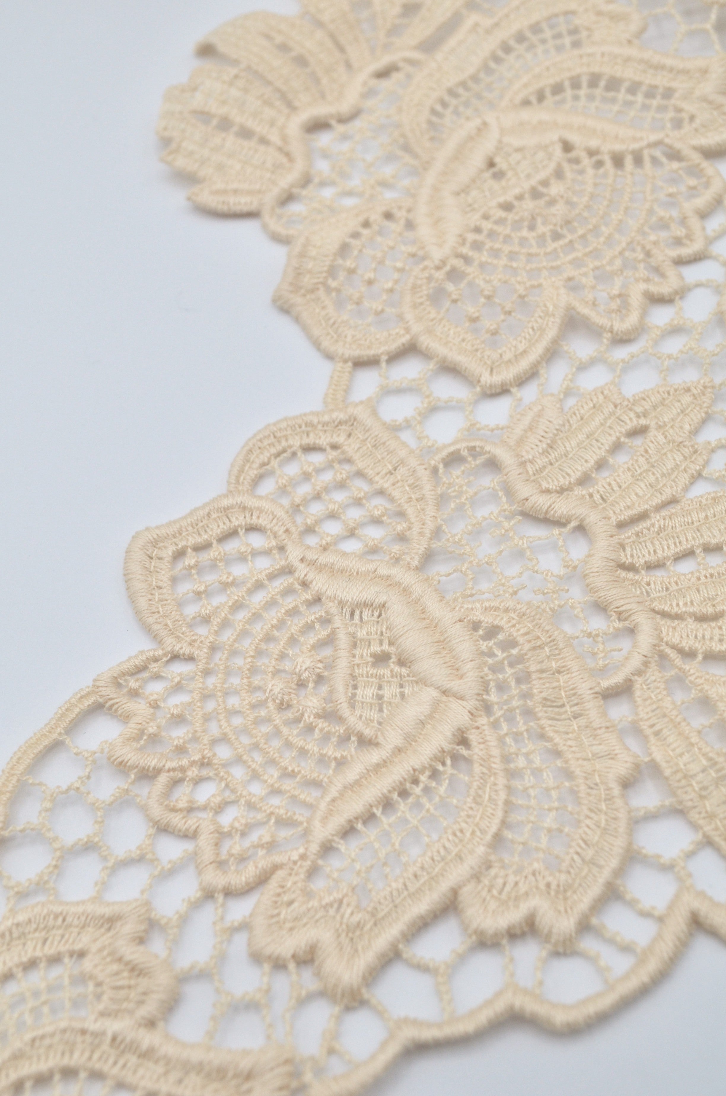 Dantela De Bumbac 11cm, Crem unt