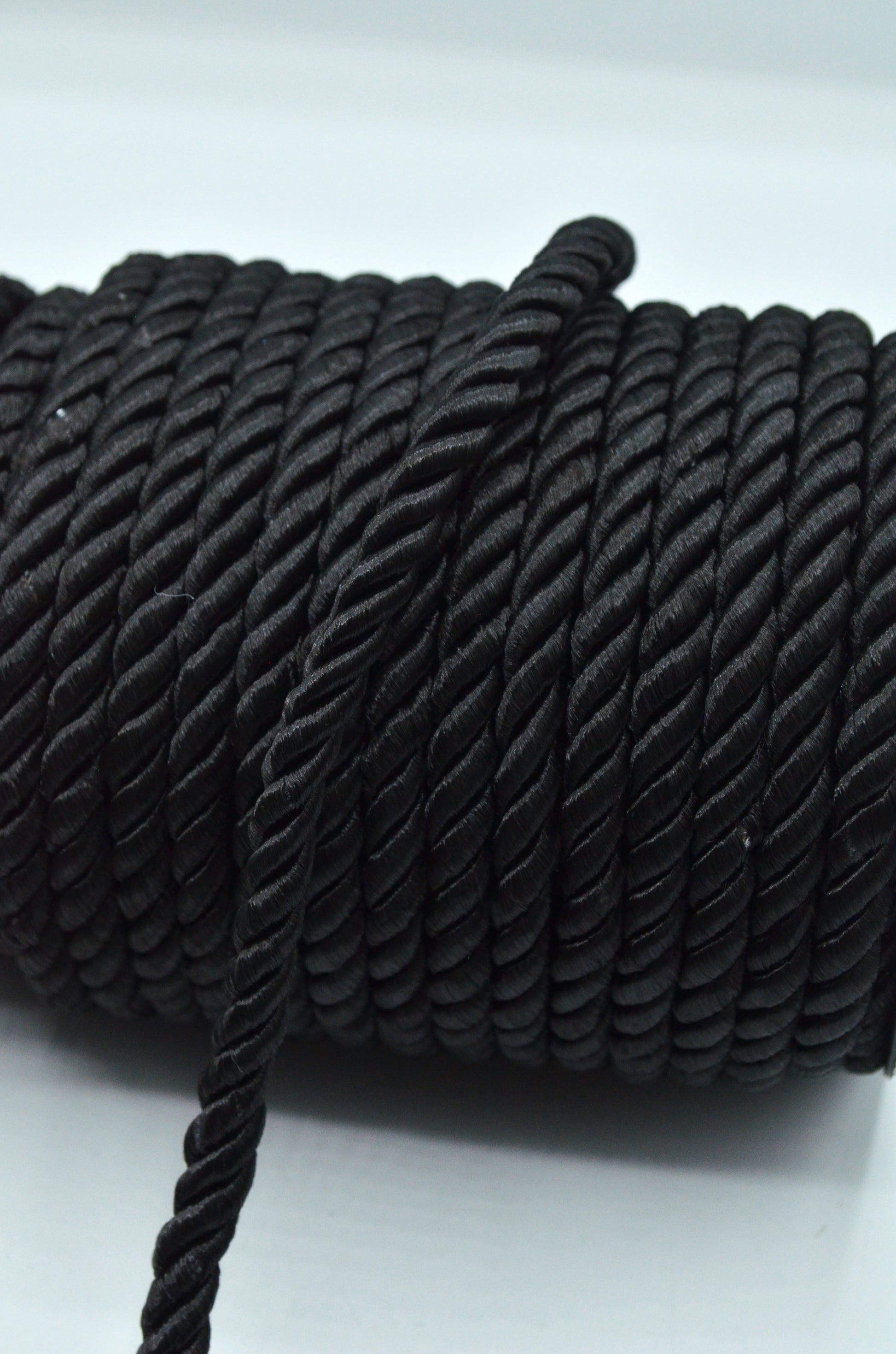 Snur Rasucit 8mm, Negru