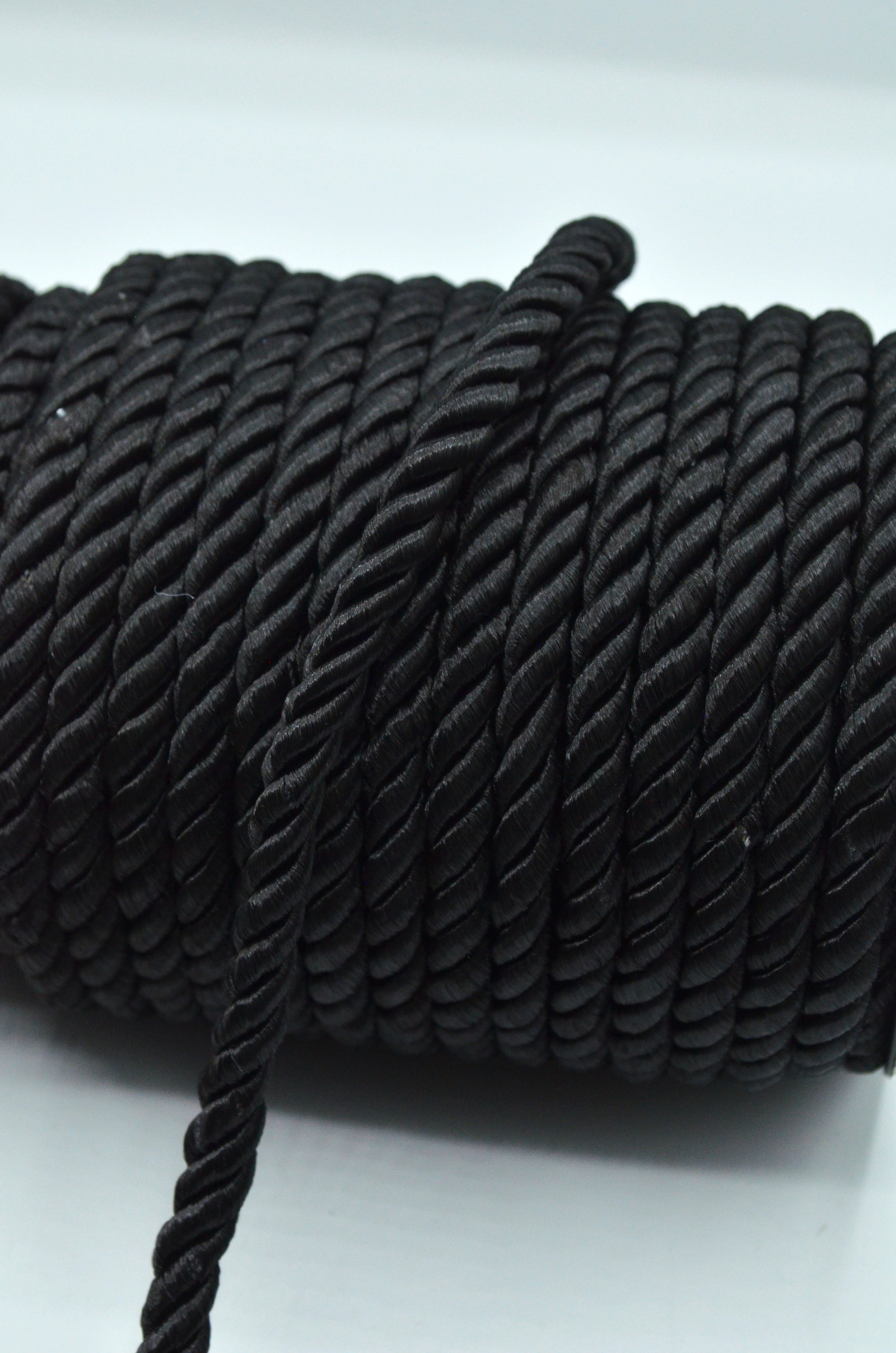 Snur Rasucit 8mm, Negru