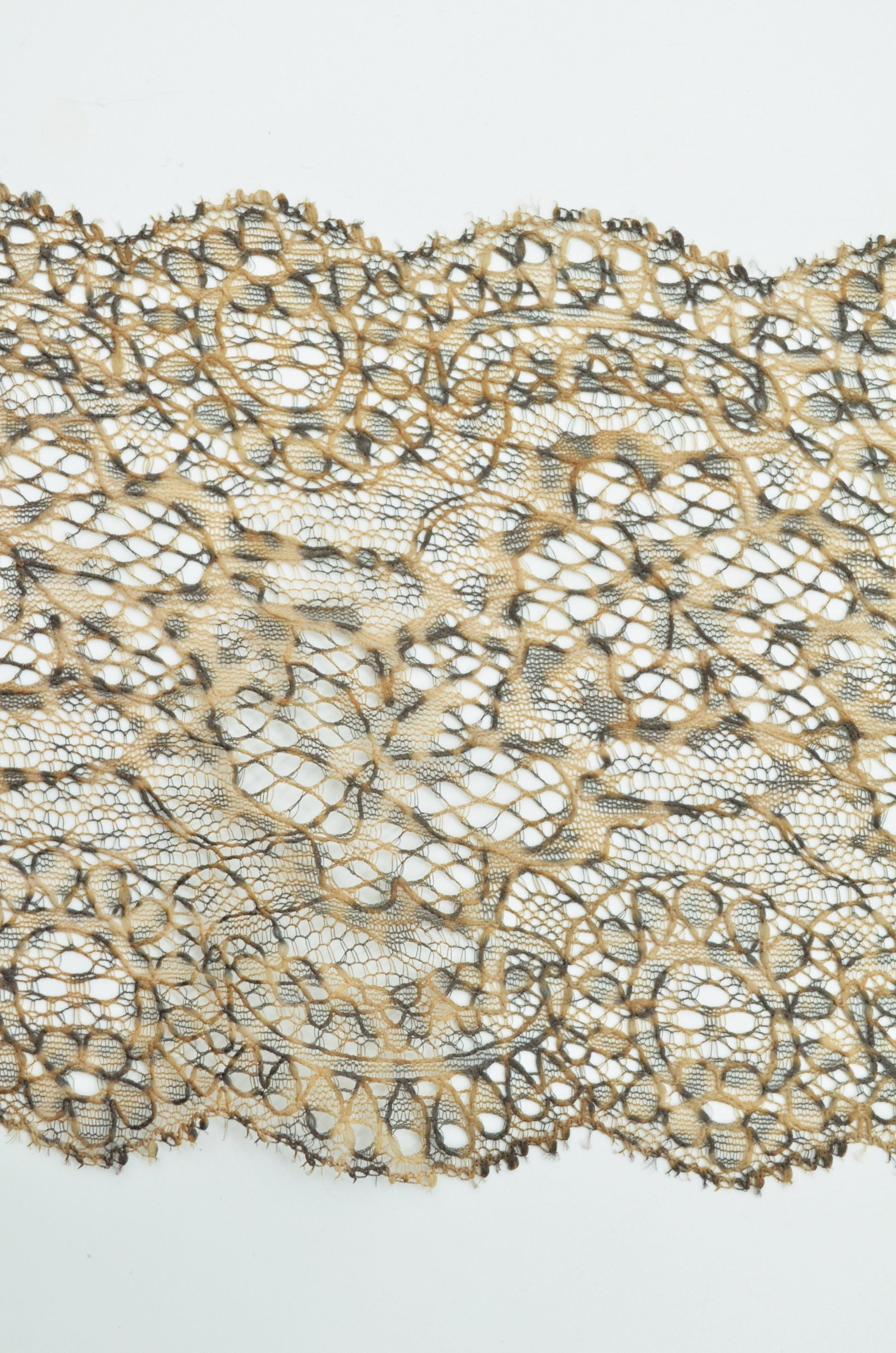 Dantela Fina Animal Print, 14cm, Maro