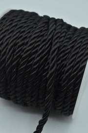 Snur Rasucit 5mm, Negru