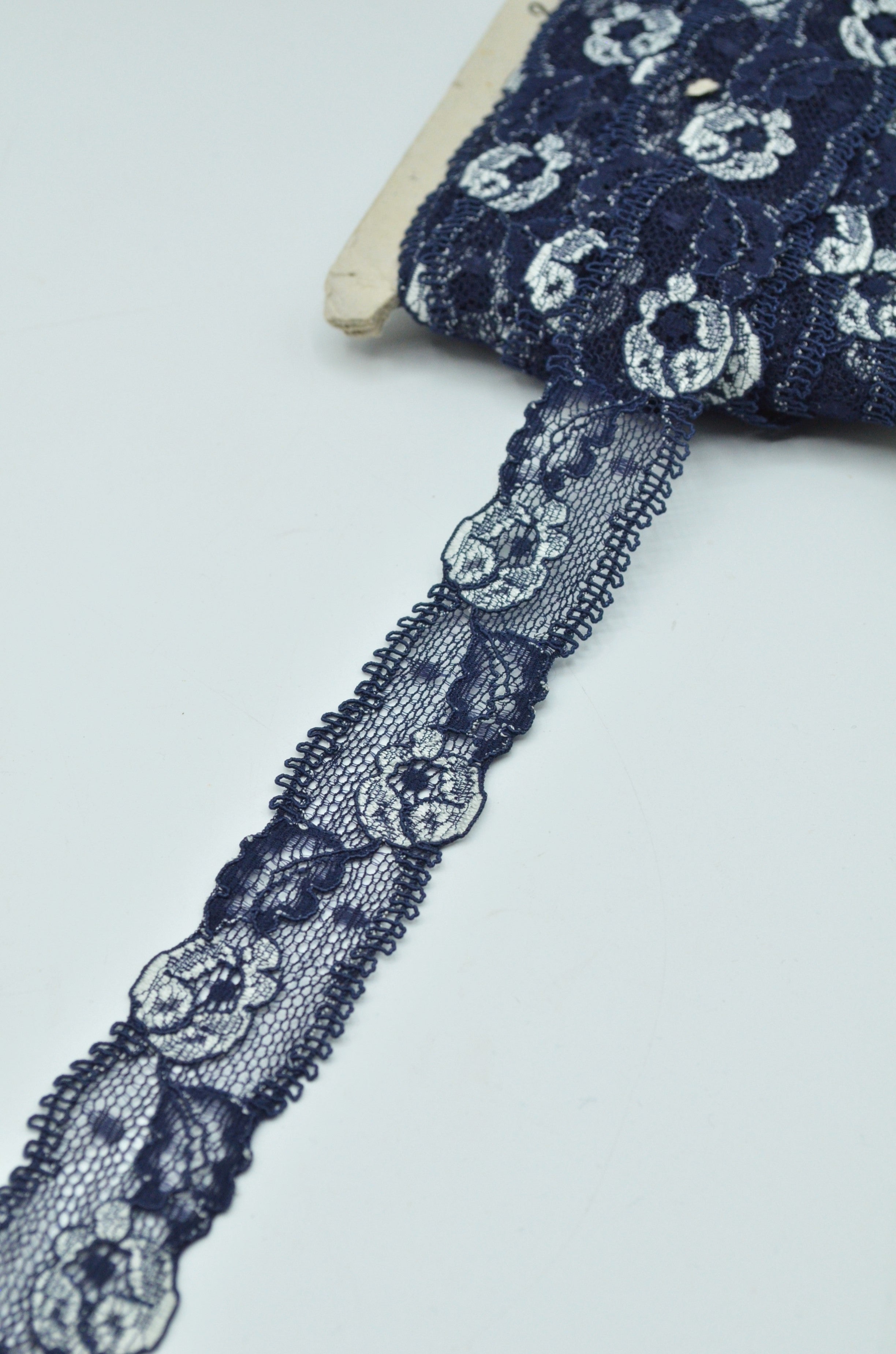 Dantela Elastica Bleumarin, 30mm