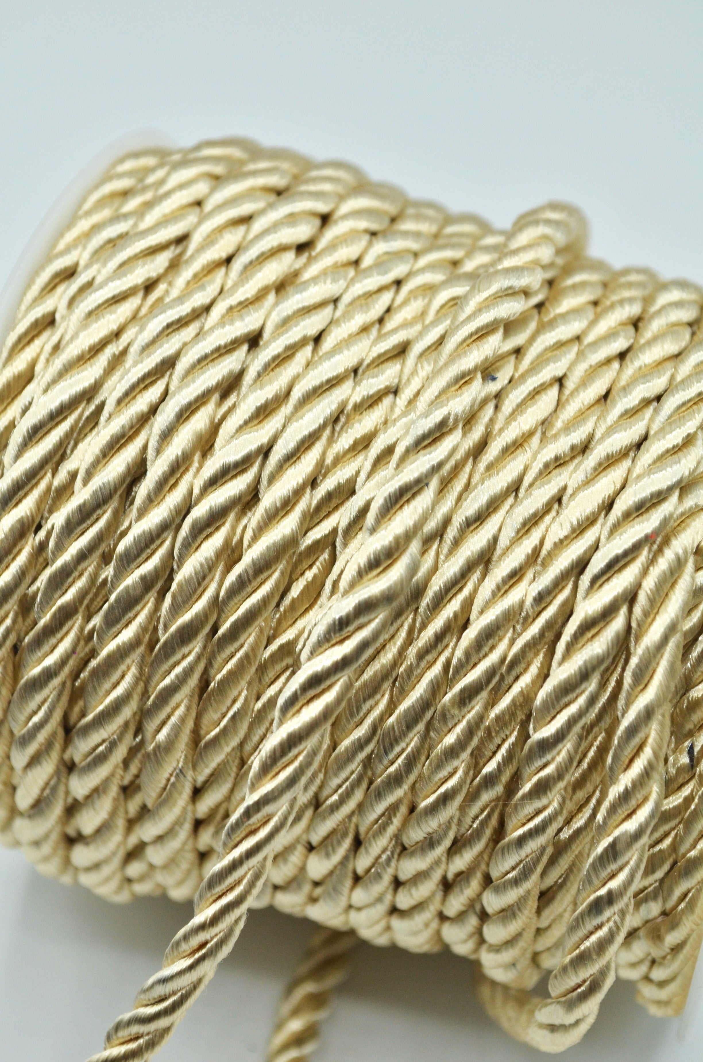 Snur Rasucit 5mm, Crem