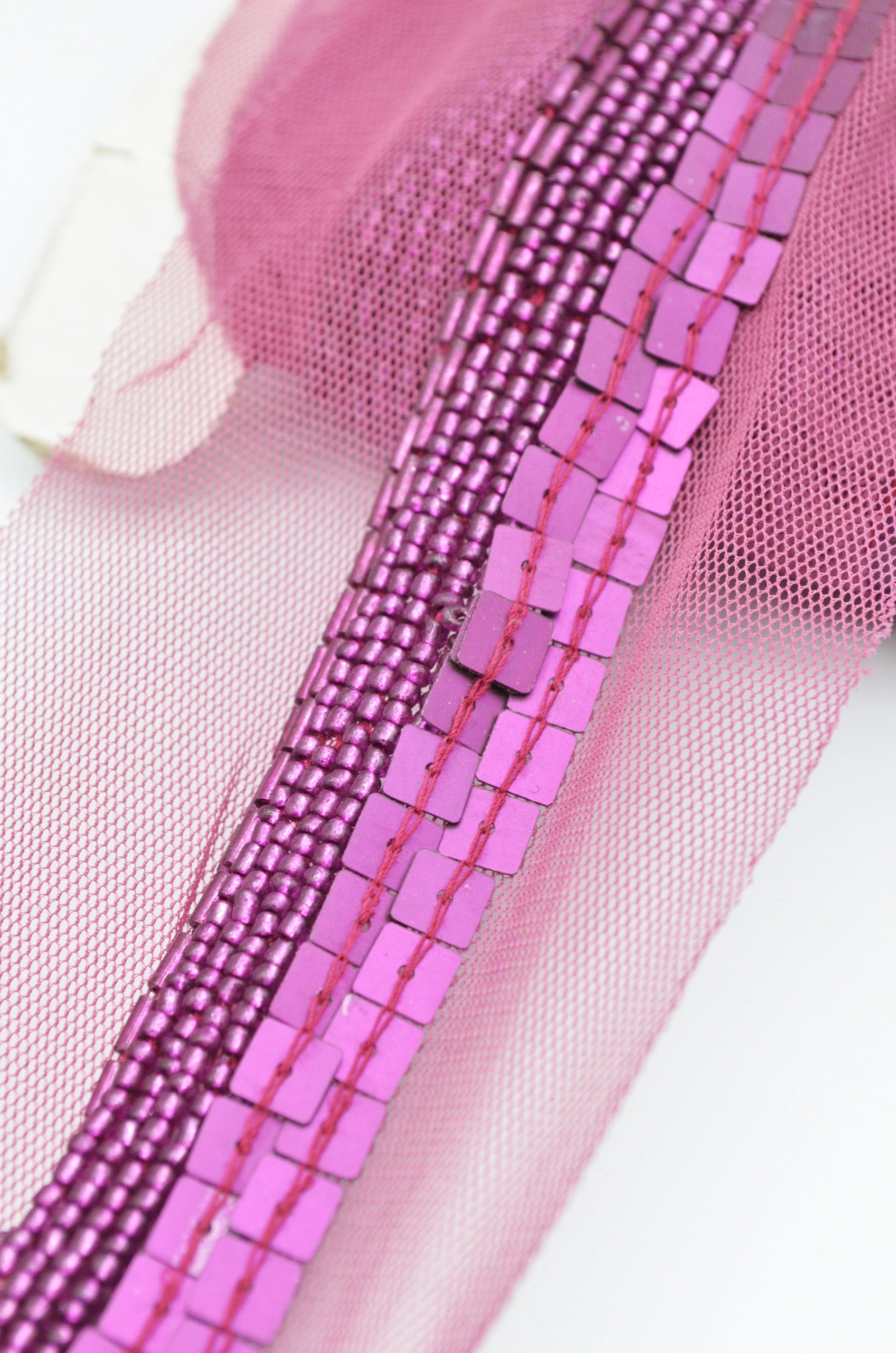 Pasmanterie Cu Margele Si Paiete, 80mm