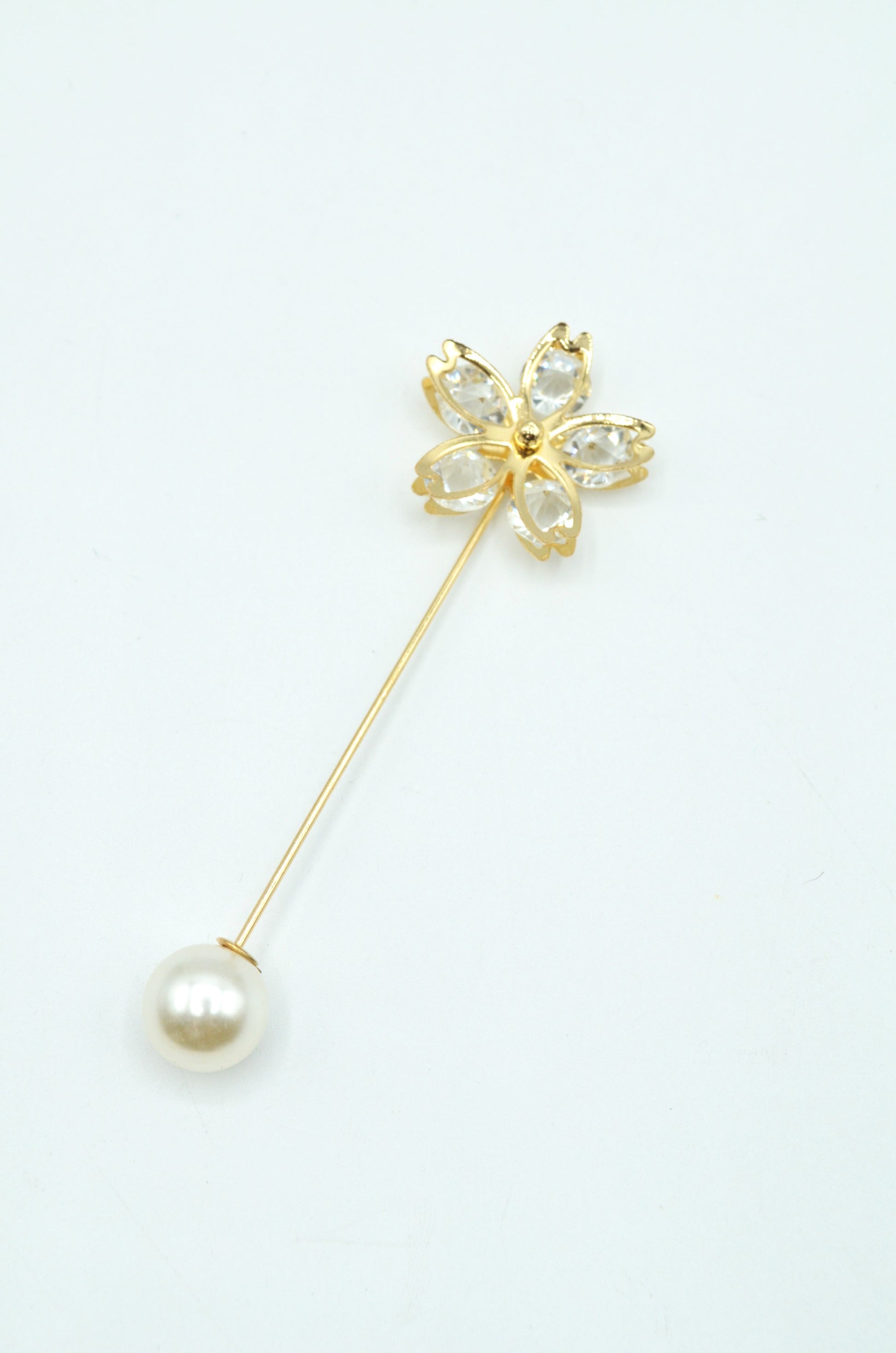 Ac De Brosa Cu Fluture, 8cm, Auriu