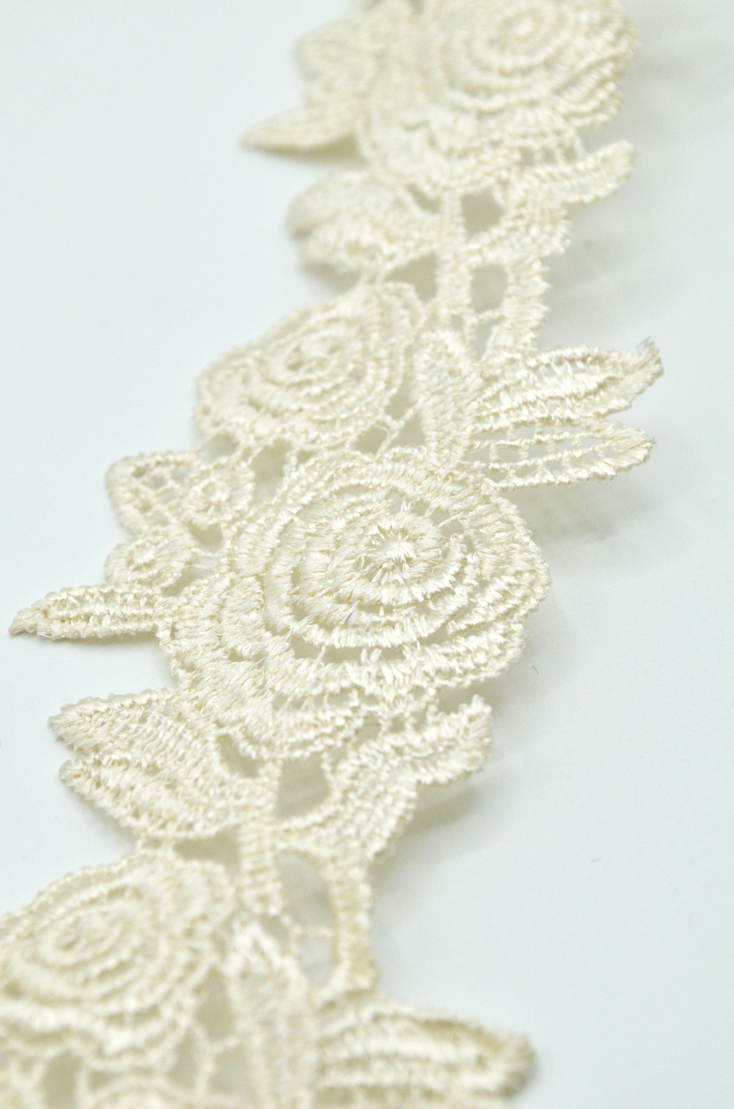 Dantela Decupabila, Crem, 50mm