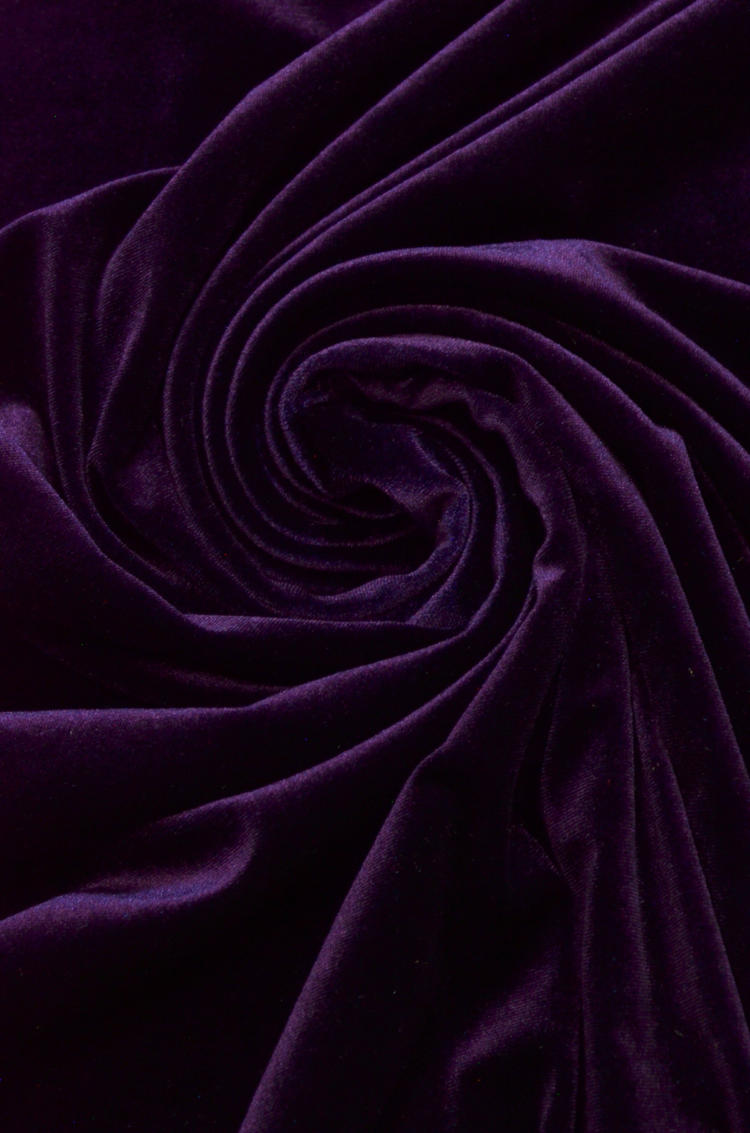 Catifea Elastica Mov Inchis