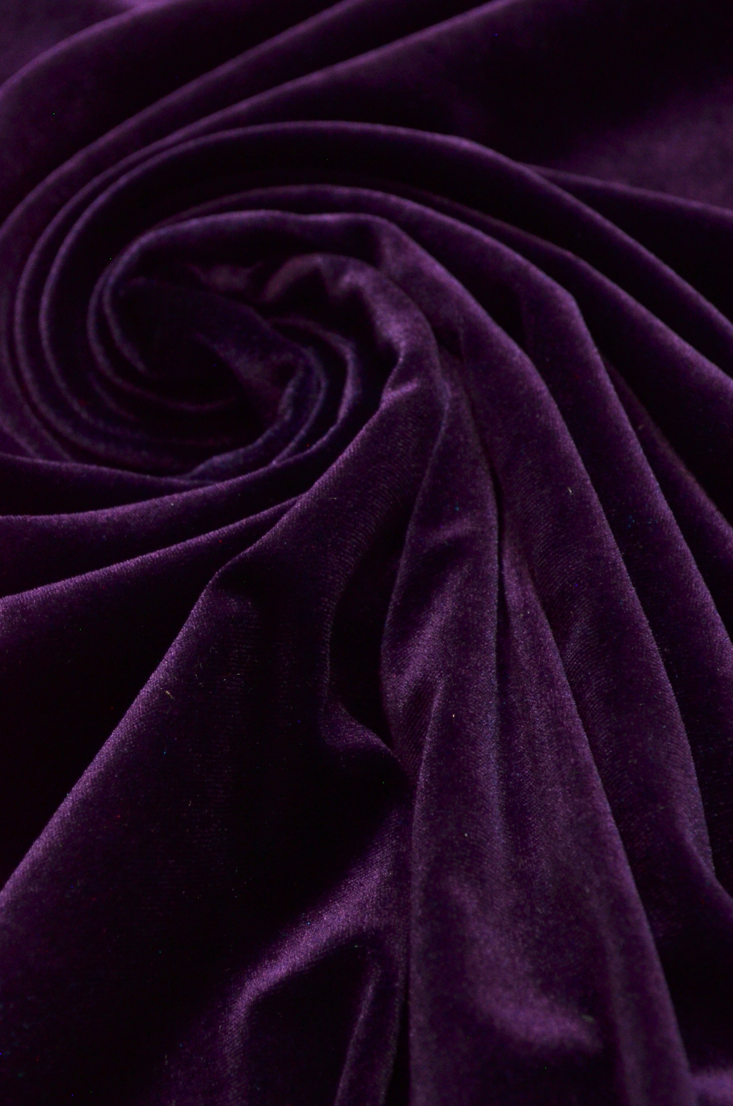 Catifea Elastica Mov Inchis