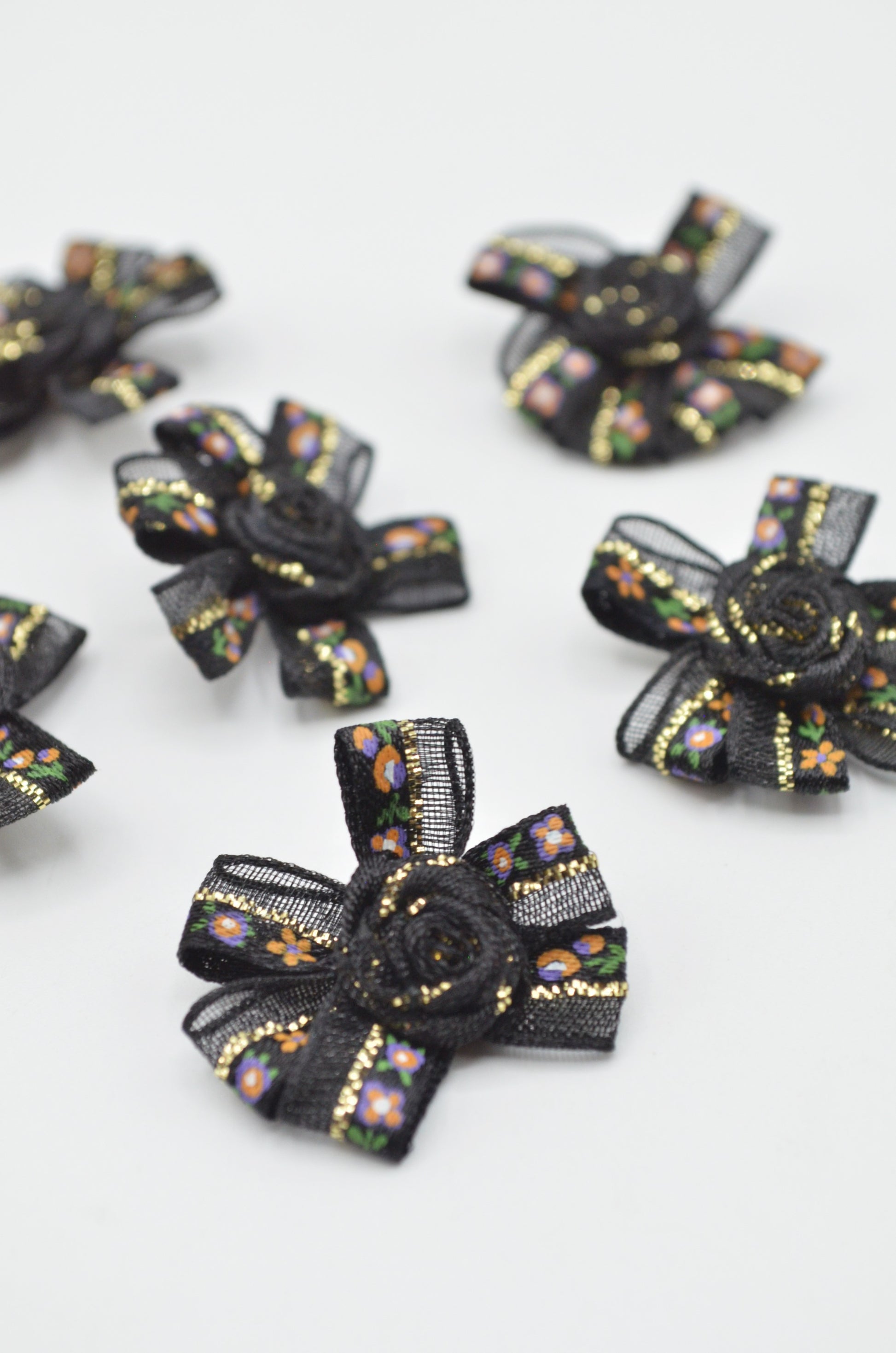 Fundite Din Organza, 33mm, Negru