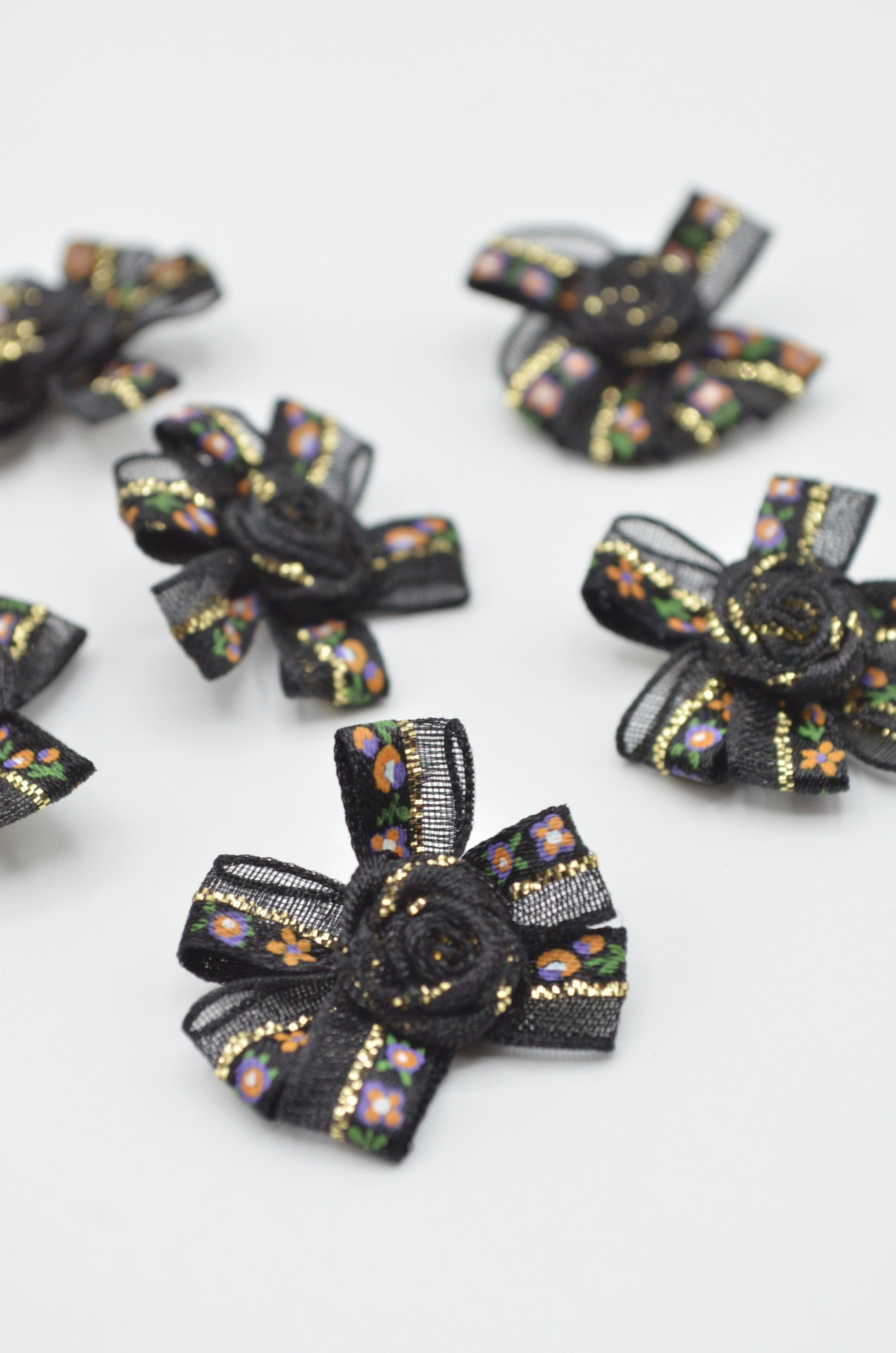 Fundite Din Organza, 33mm, Negru