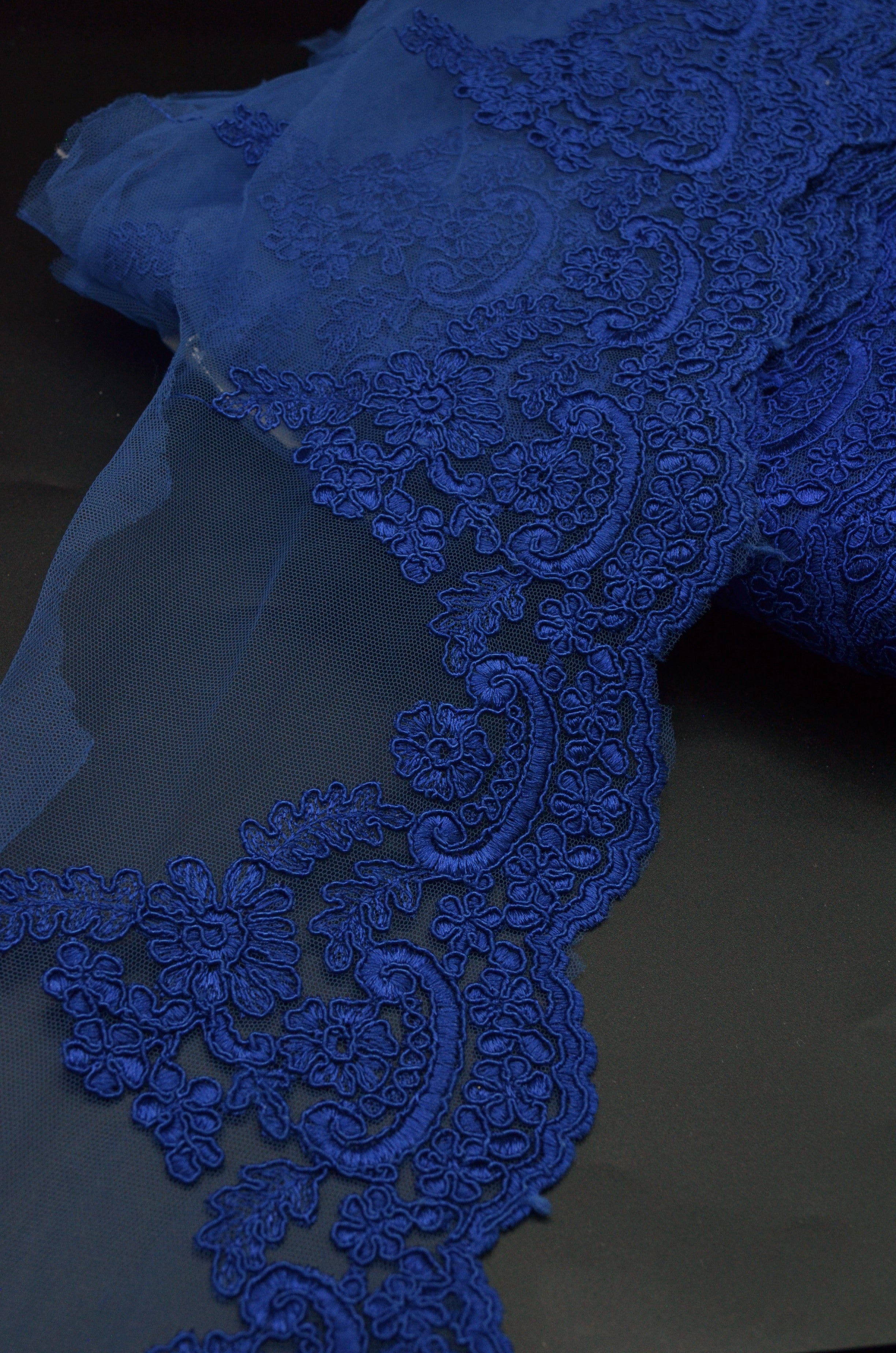 Broderie 11cm, Albastru
