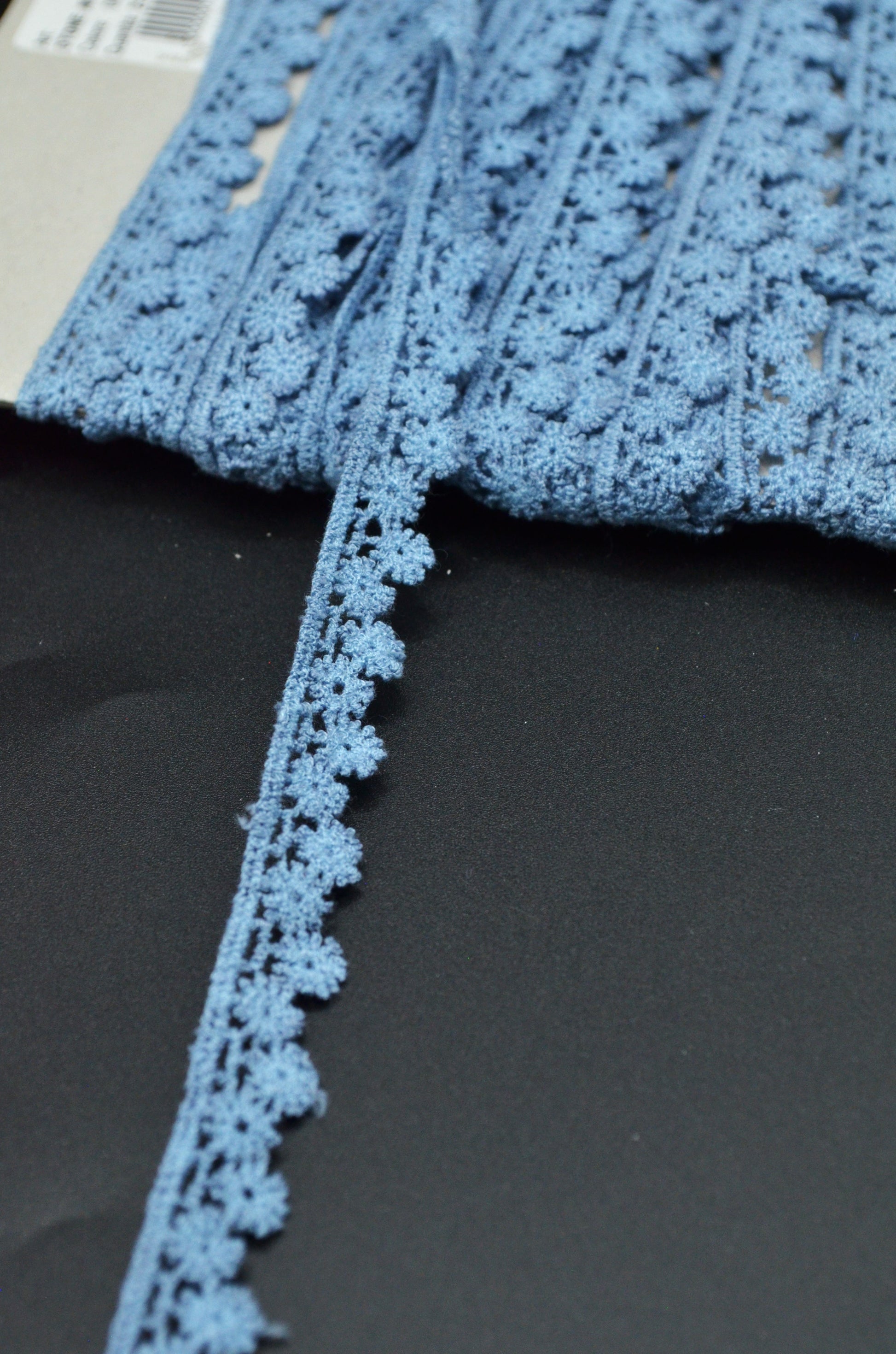 Dantela Bleu Prafuit, 13mm