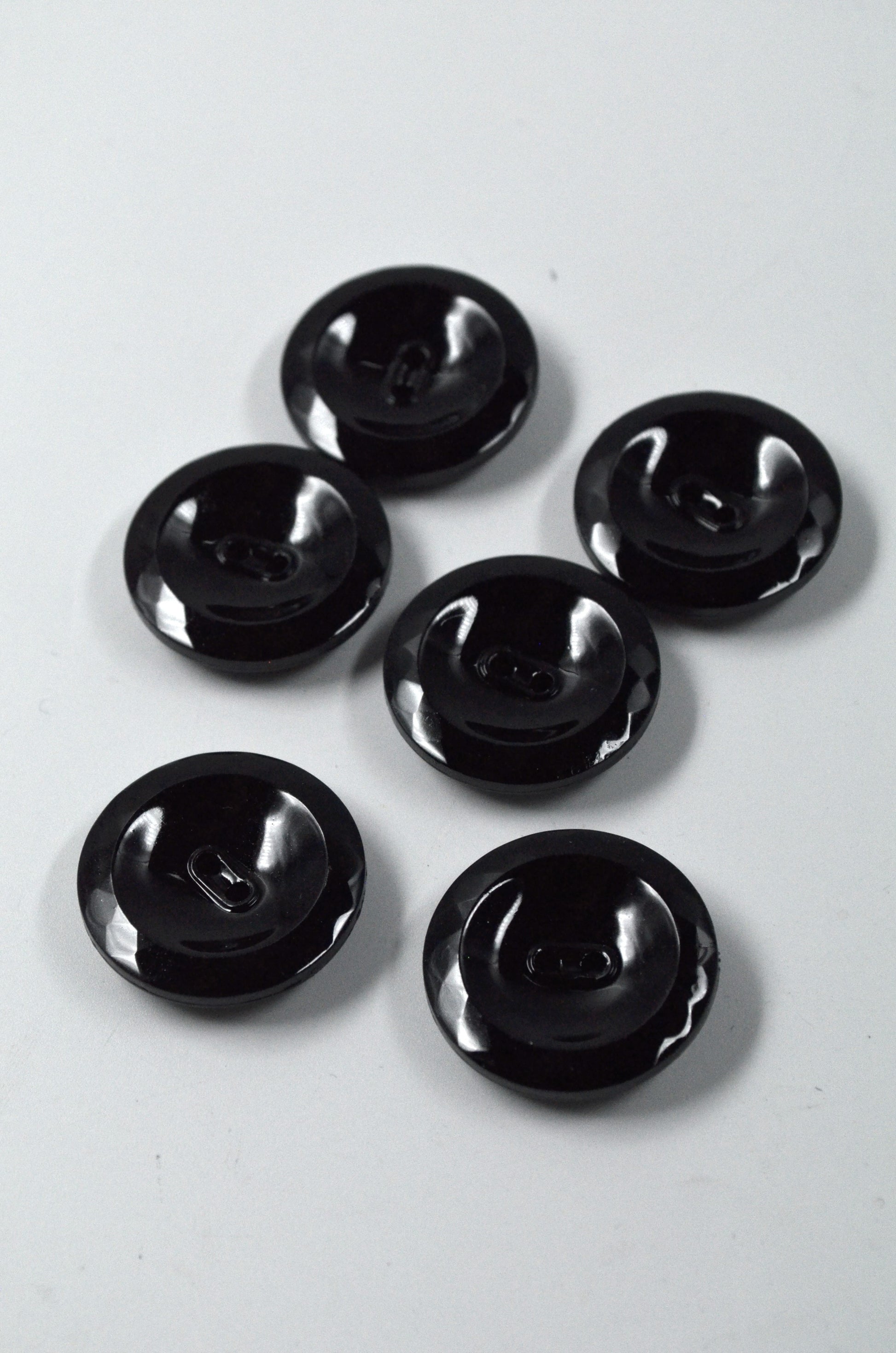 Nasturi De Plastic 27mm, Negru