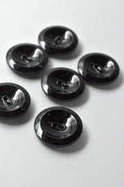 Nasturi De Plastic 27mm, Negru