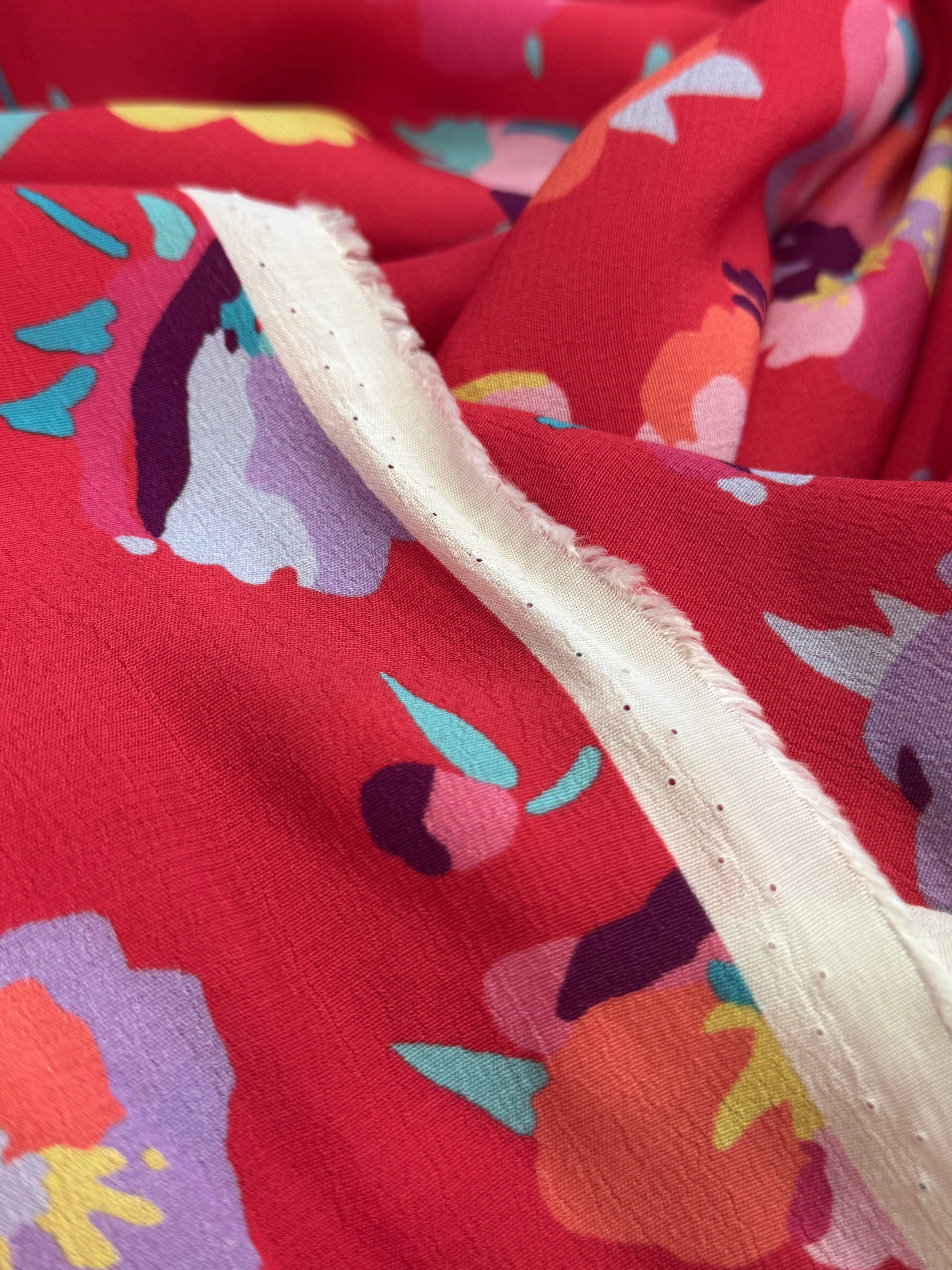 Crep de vascoza imprimata