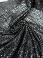 Lurex Negru Cu Argintiu