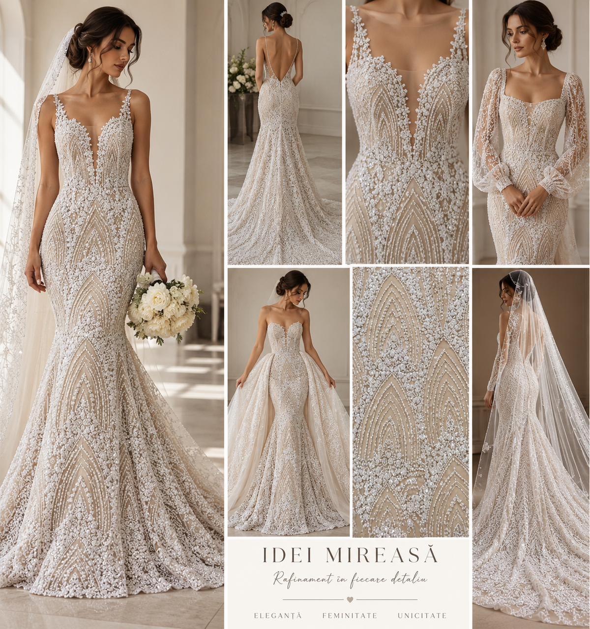 Broderie Pe Tull Cu Margele