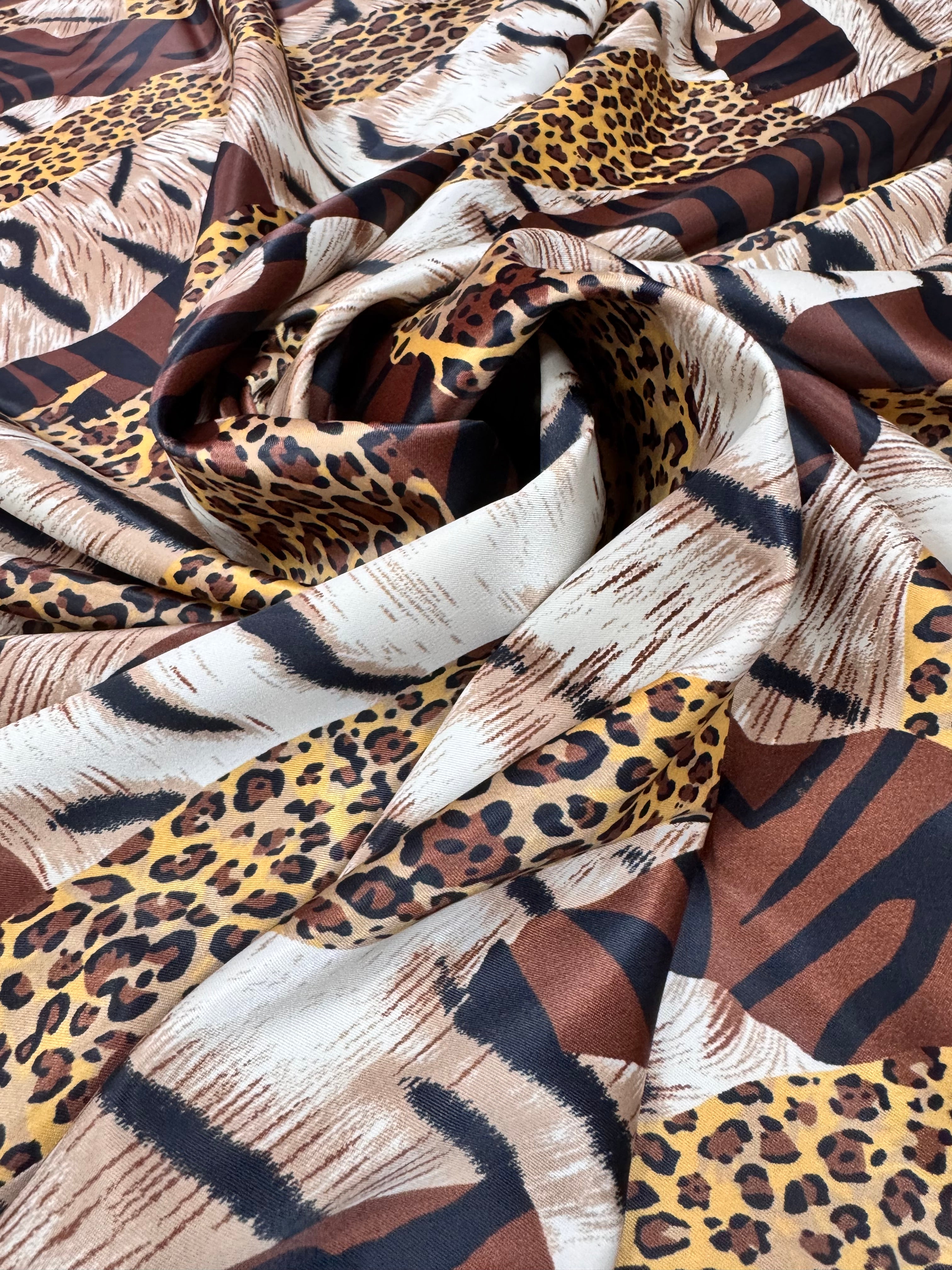 Matase Imprimata Animal Print