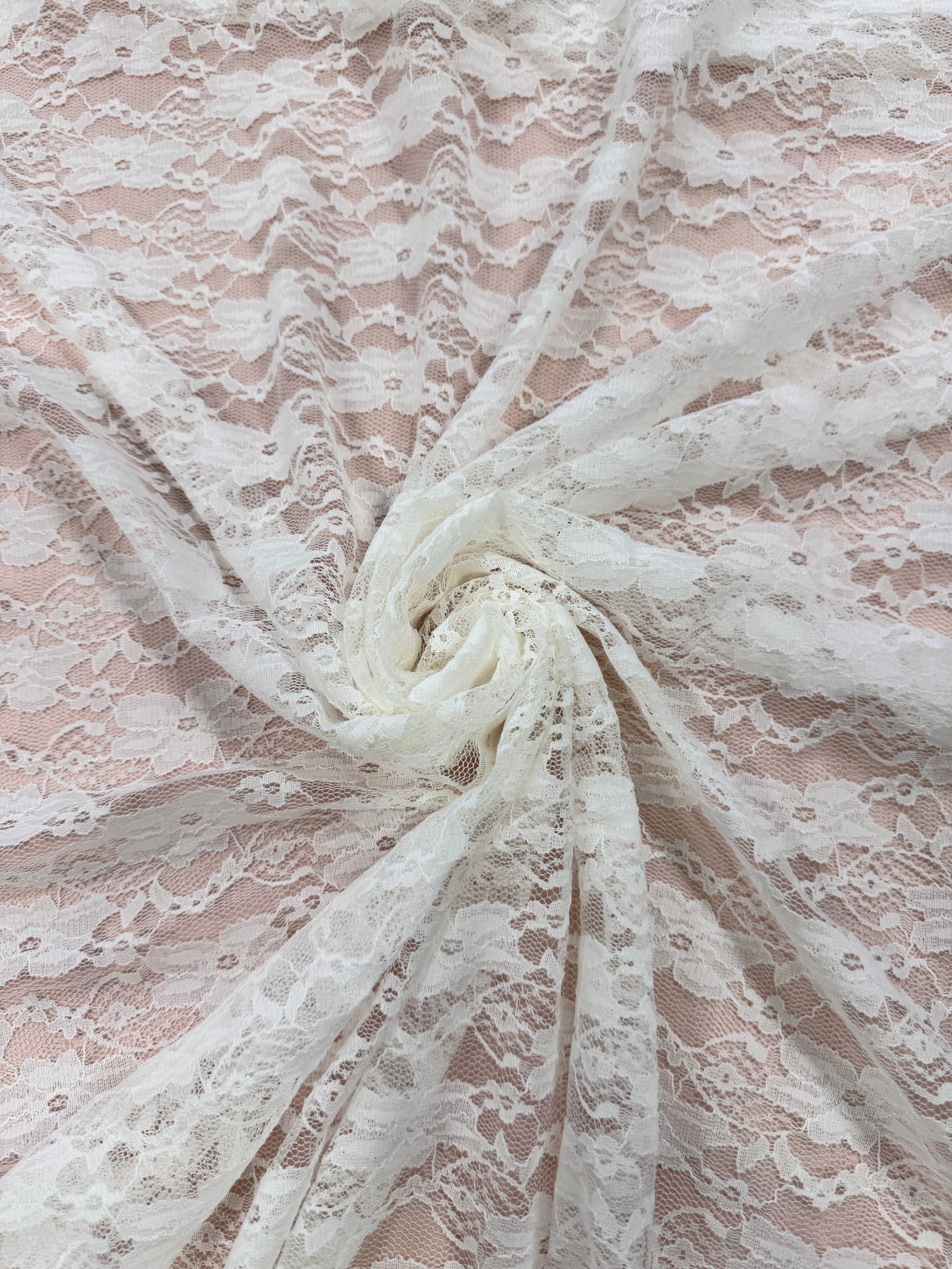 Dantela elastica Ivoire